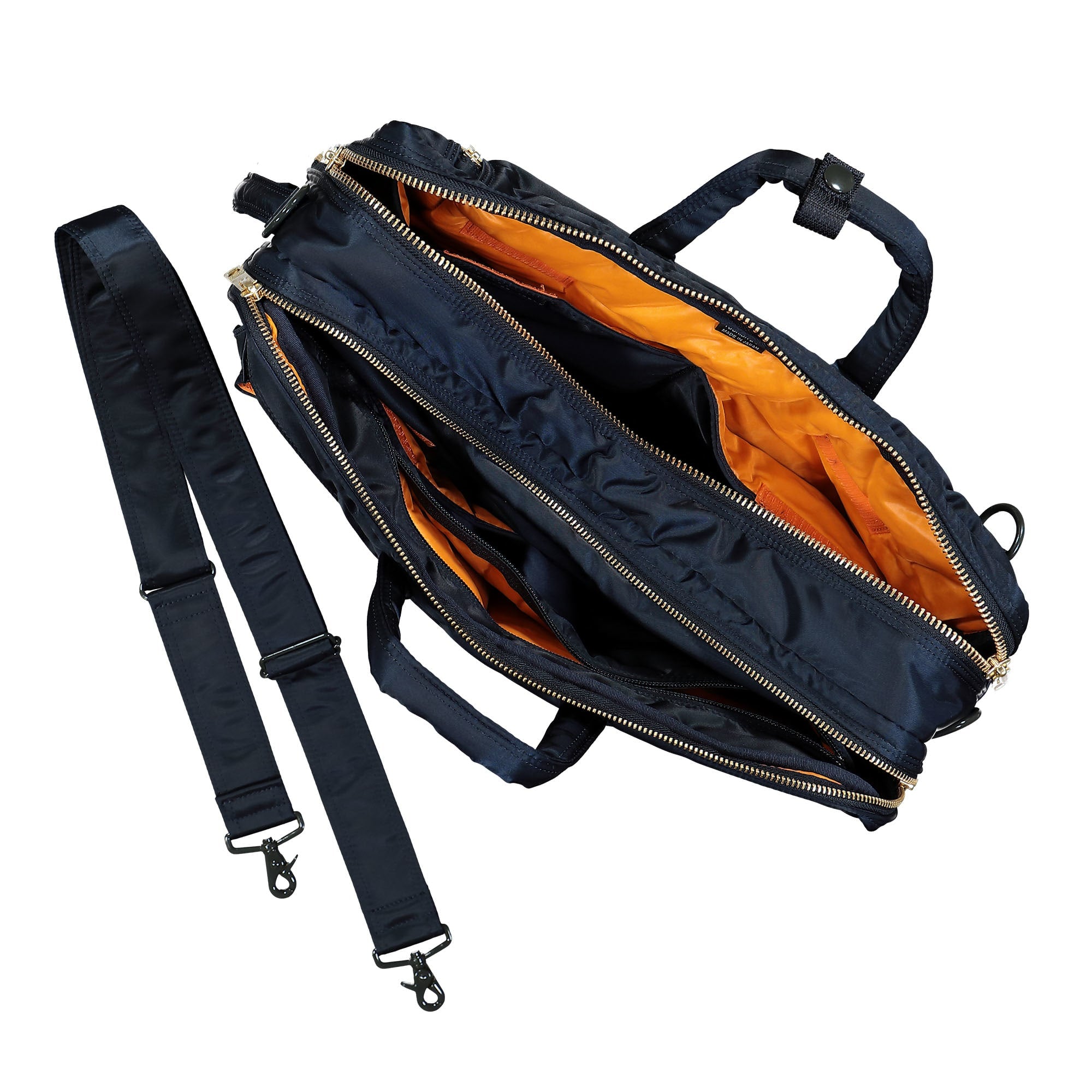 Porter-Yoshida & Co. Tanker 3Way Briefcase Iron Blue Briefcases & Messenger Bags Detail view 2 | Overkill