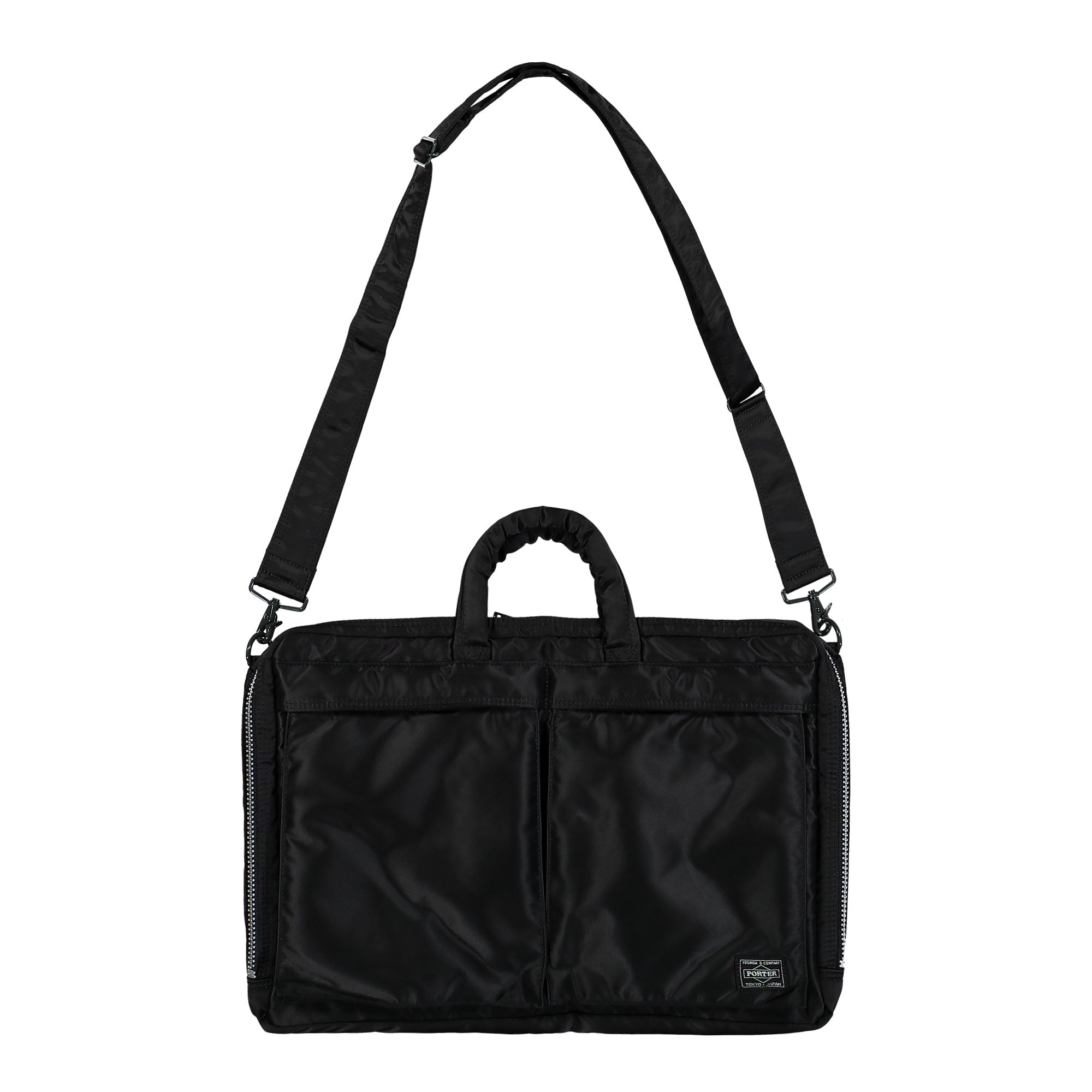 Porter-Yoshida & Co. Tanker 2Way Briefcase Black Briefcases & Messenger Bags Close-up | Overkill