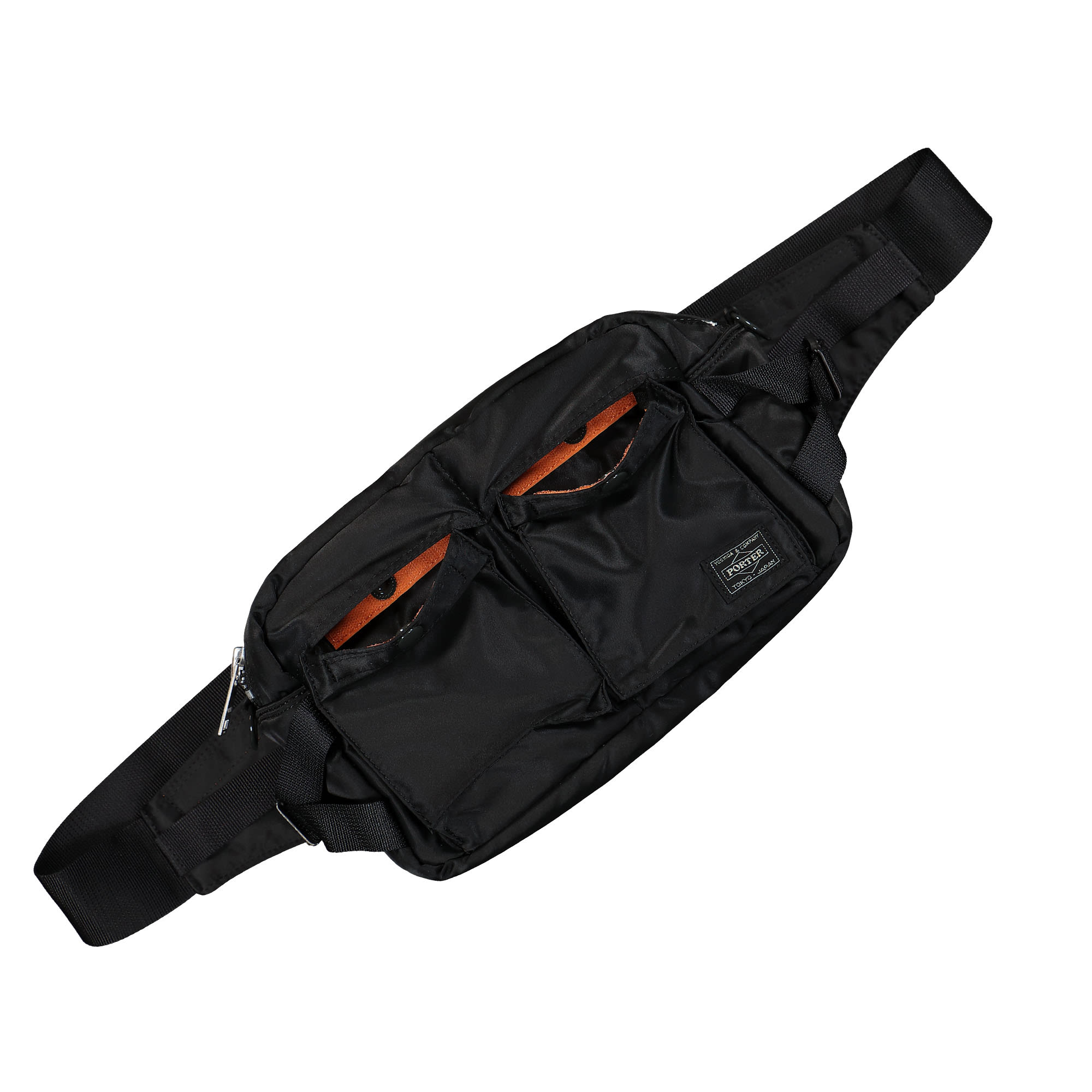 Porter-Yoshida & Co. Tanker Waist Bag Black Hip & Waist Bags Material | Overkill