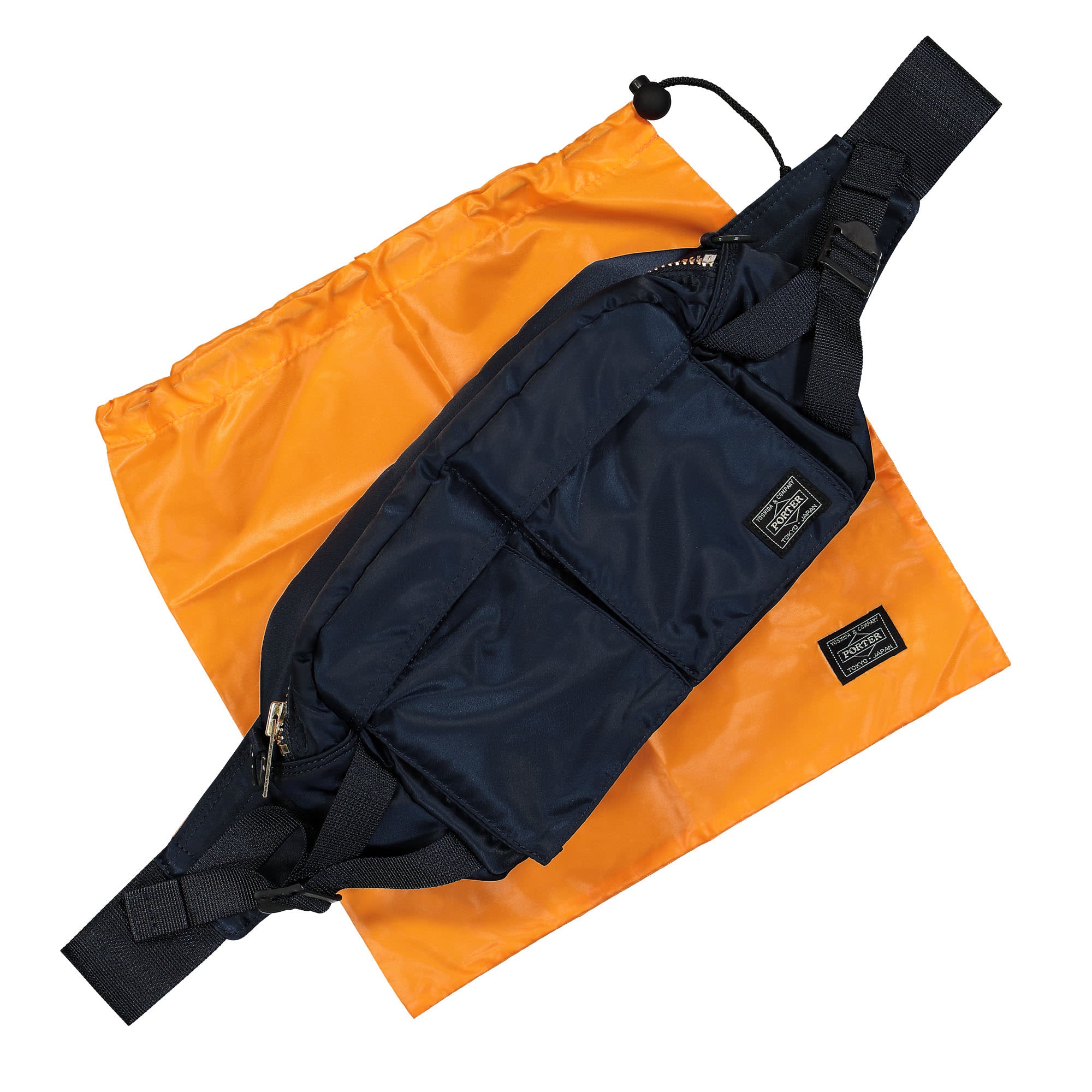 Porter-Yoshida & Co. Tanker Waist Bag Iron Blue Hip & Waist Bags Detail view 2 | Overkill