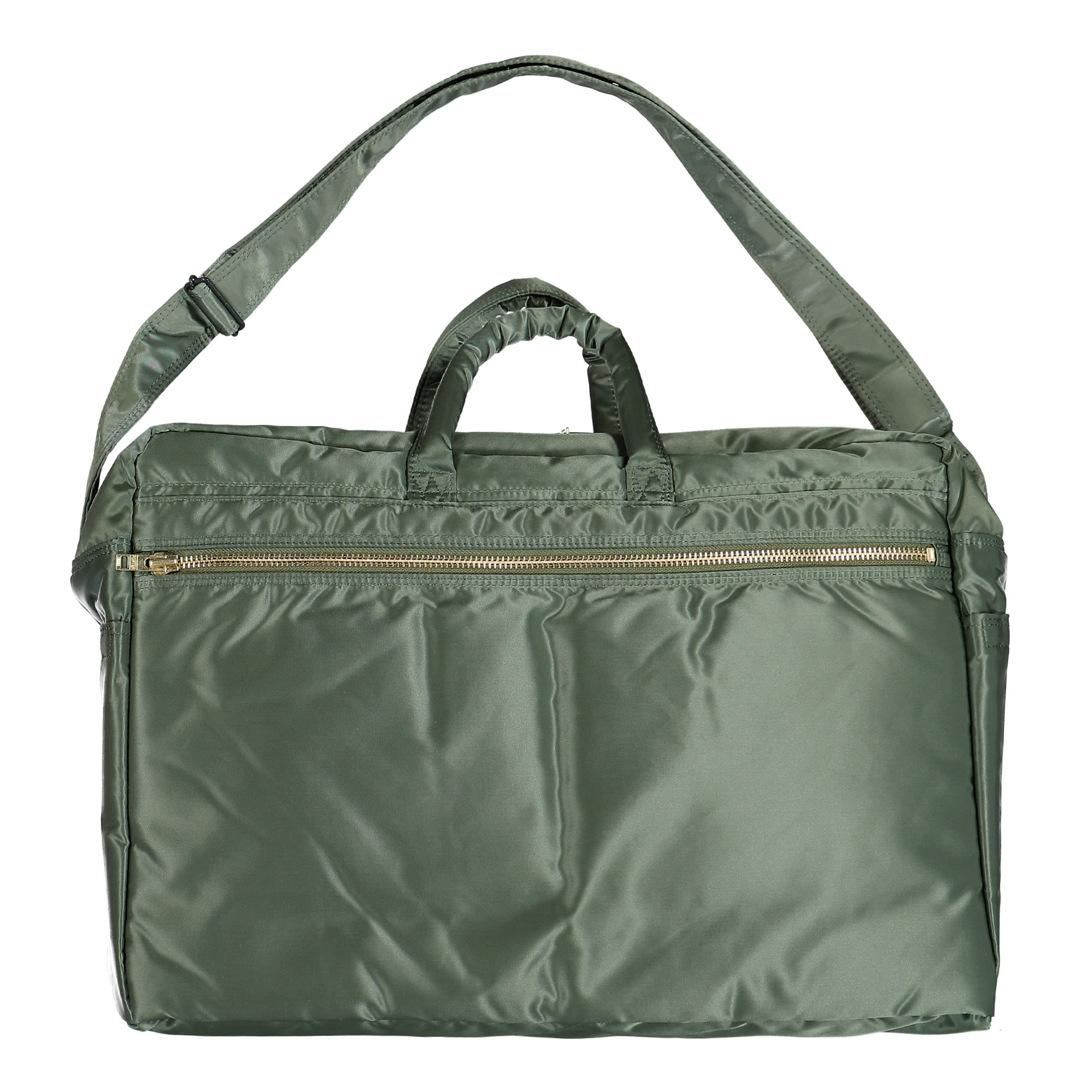 Porter-Yoshida & Co. Tanker 2Way Duffle Bag S Sage Green Briefcases & Messenger Bags Close-up | Overkill