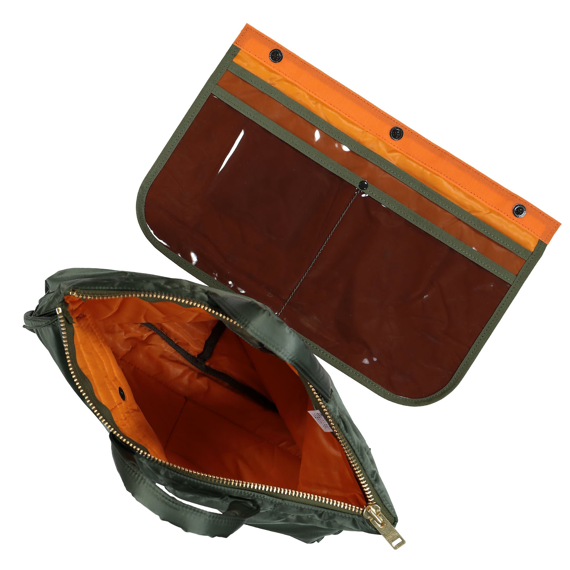 Porter-Yoshida & Co. Tanker Short Helmet Bag S Sage Green Briefcases & Messenger Bags Detail view 1 | Overkill