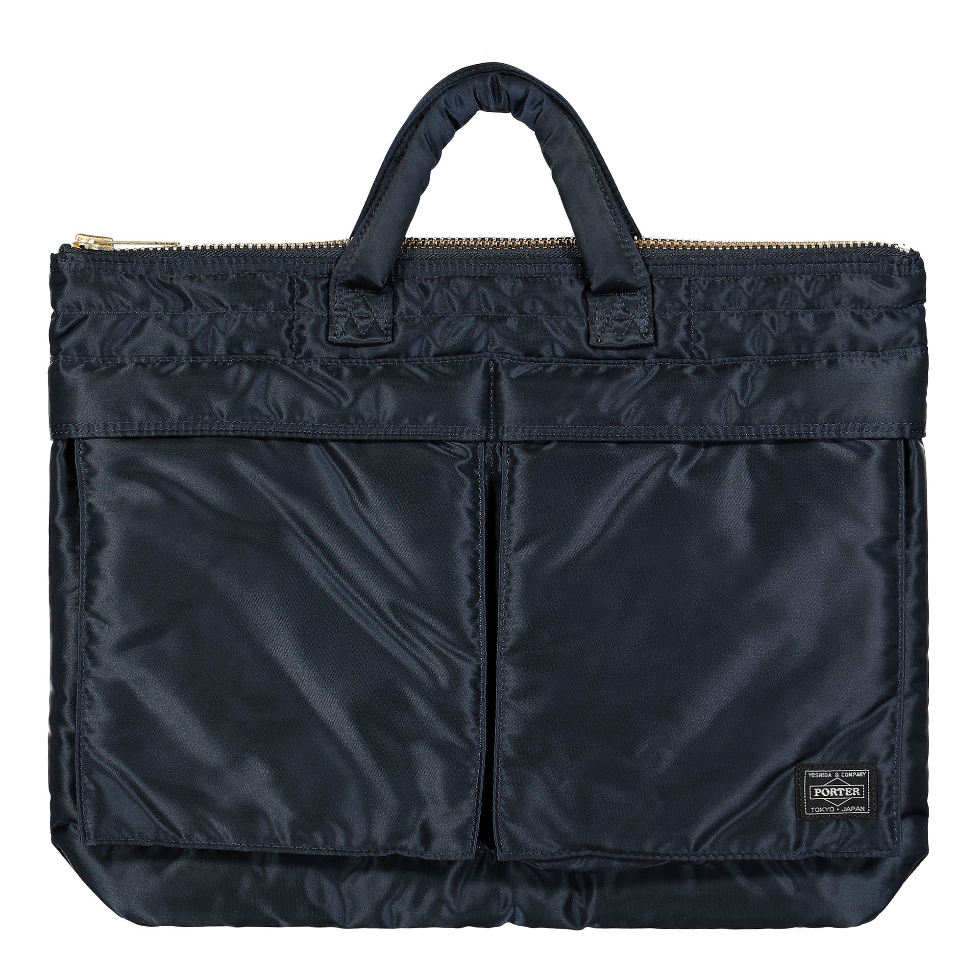 Porter-Yoshida & Co. Tanker Short Helmet Bag S Iron Blue Briefcases & Messenger Bags 622-78330-50 | Overkill