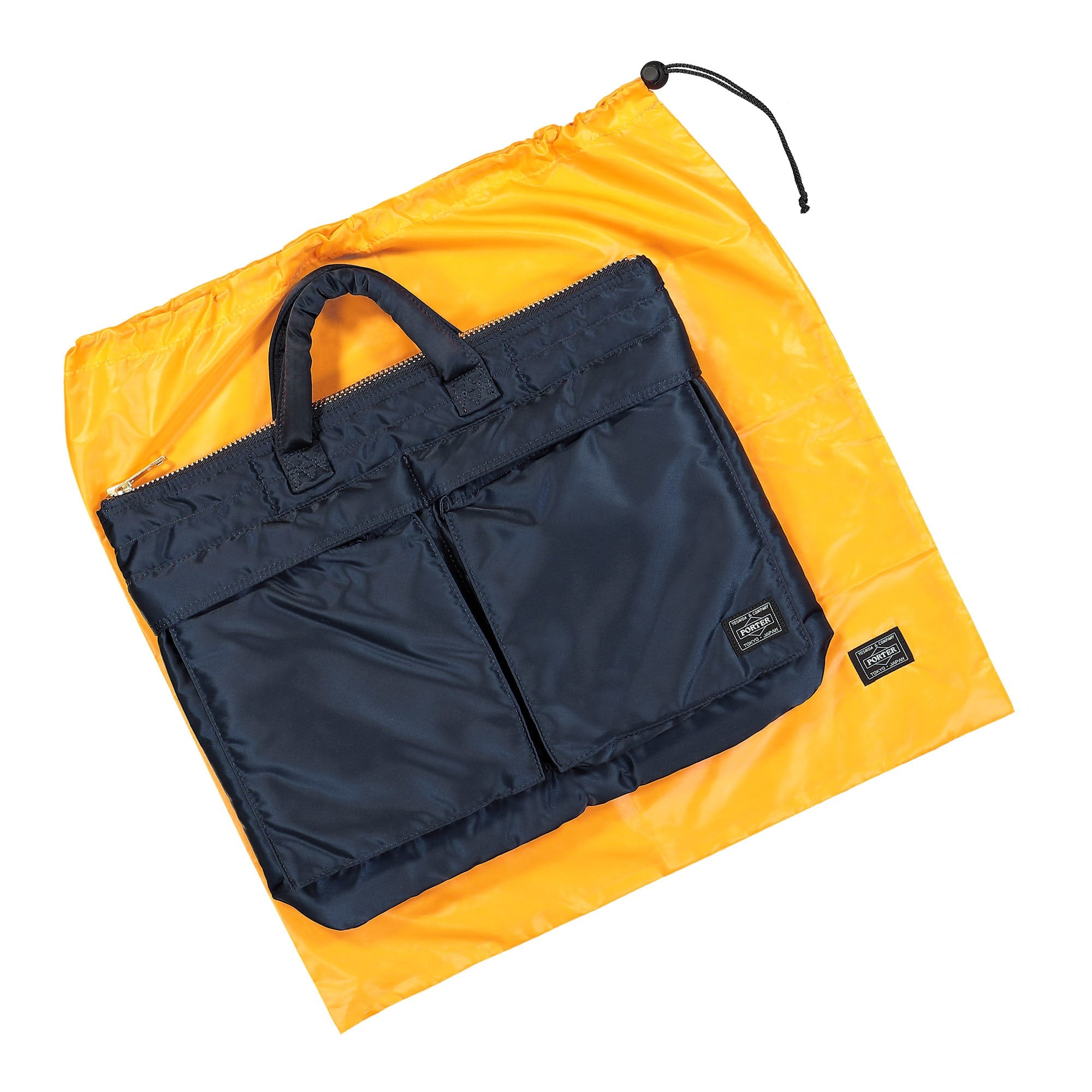 Porter-Yoshida & Co. Tanker Short Helmet Bag S Iron Blue Briefcases & Messenger Bags Detail view 2 | Overkill