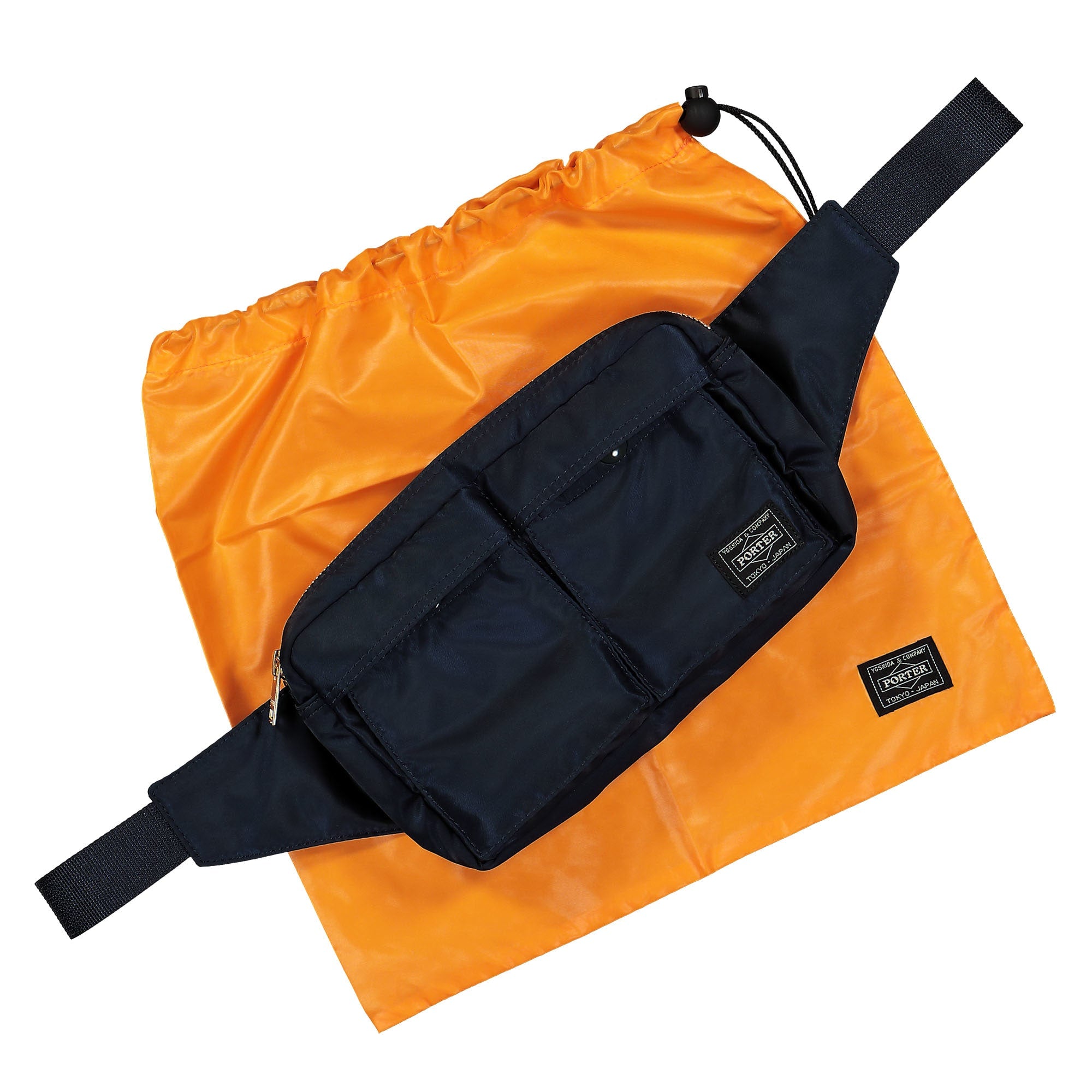 Porter-Yoshida & Co. Tanker Waist Bag Iron Blue Hip & Waist Bags Detail view 1 | Overkill