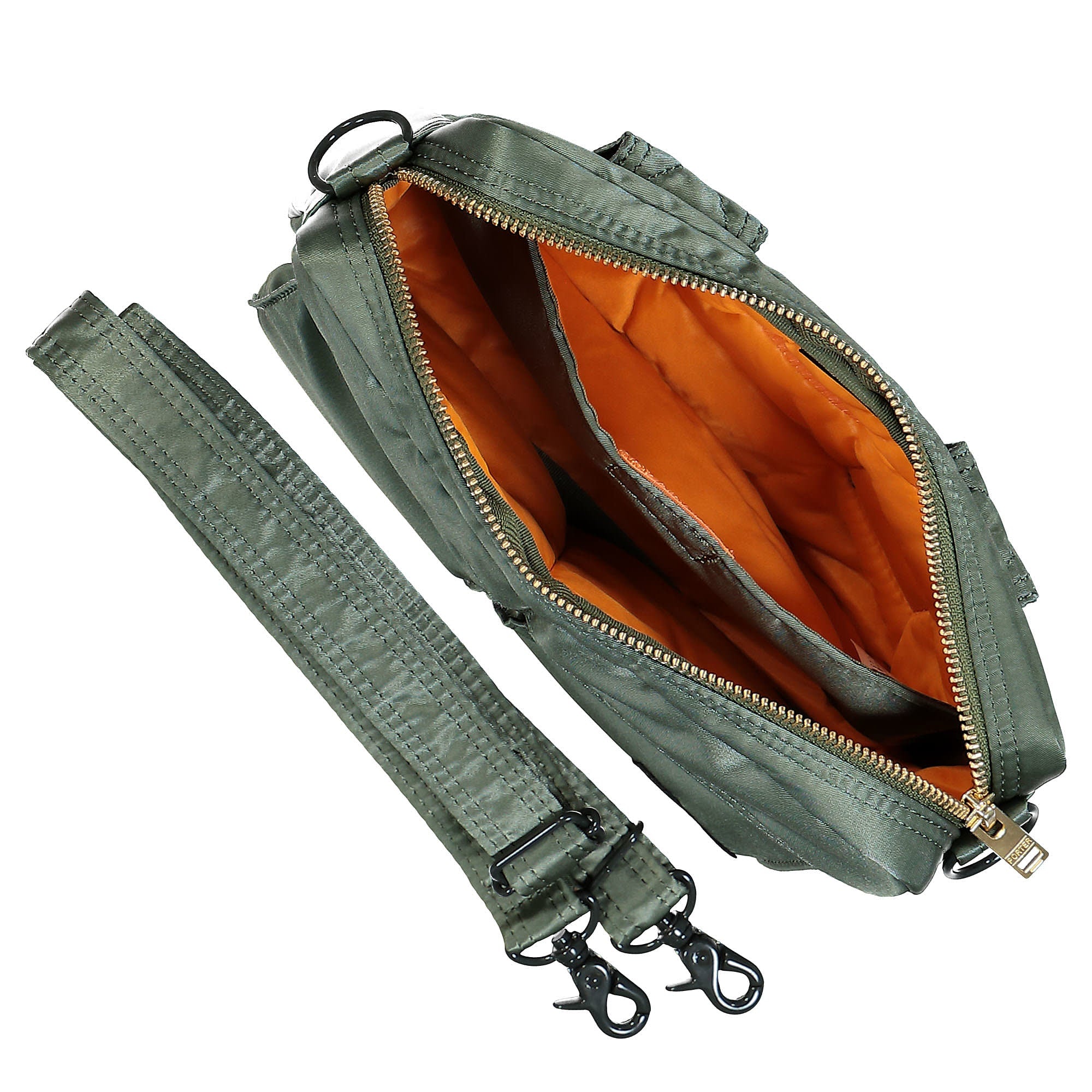 Porter-Yoshida & Co. Tanker Shoulder Bag Sage Green Shoulder & Cross Body Bags Detail view 1 | Overkill
