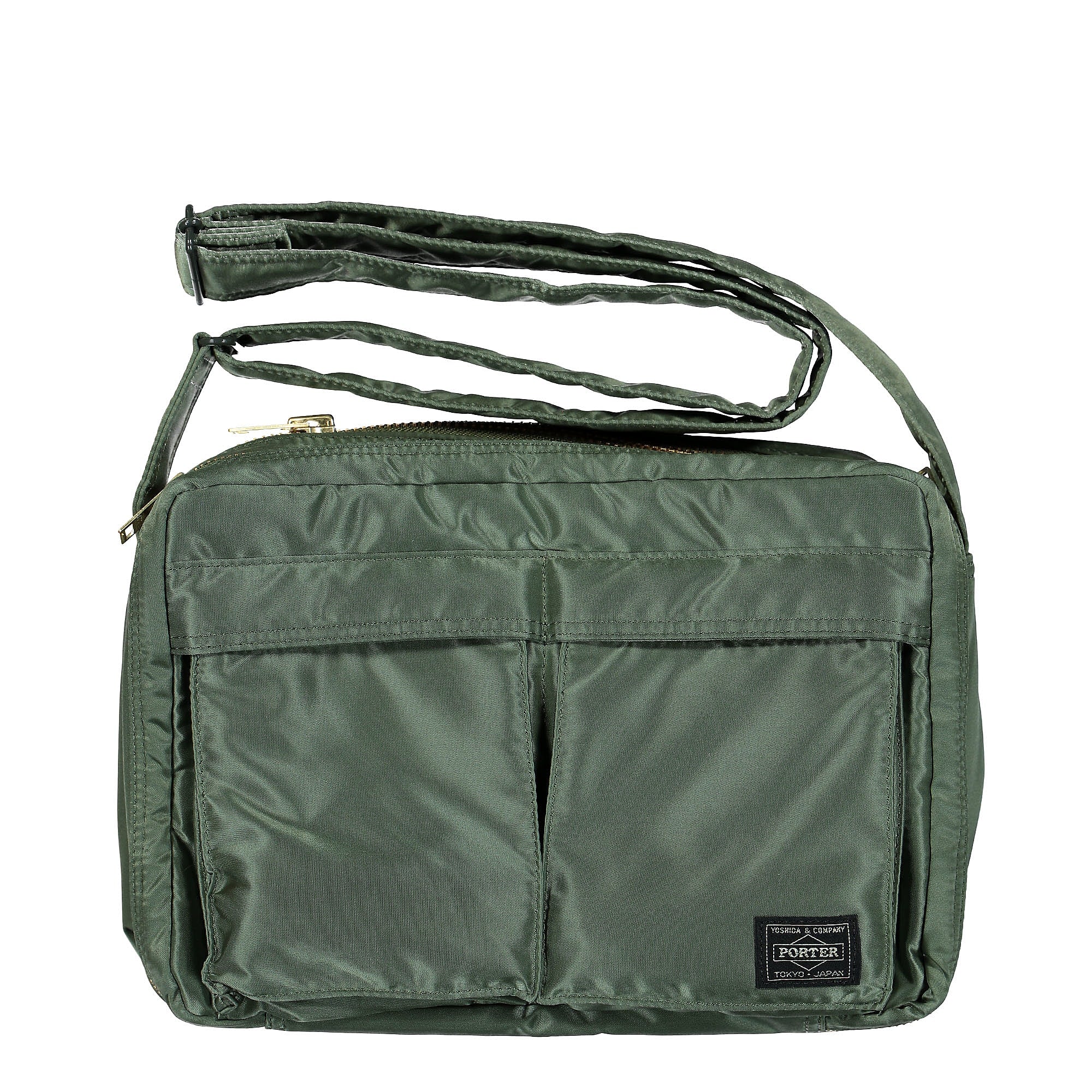 Porter-Yoshida & Co. Tanker Shoulder Bag L Sage Green Shoulder & Cross Body Bags 622-78810-30 | Overkill