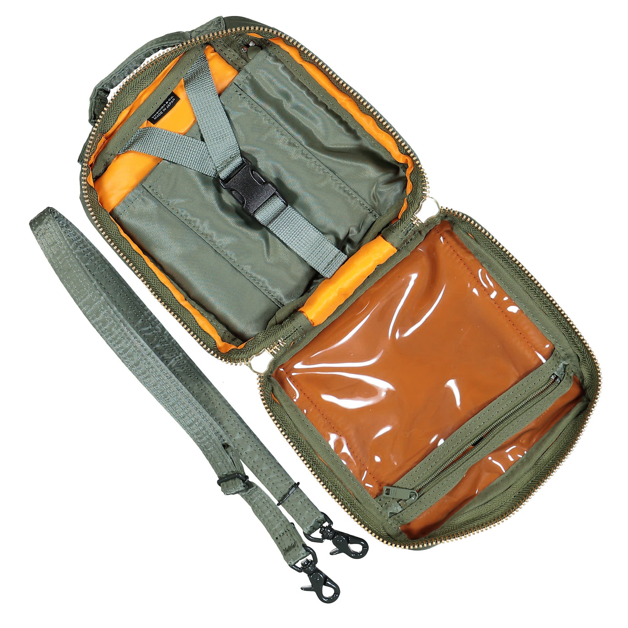 Porter-Yoshida & Co. Tanker Shoulder Bag Sage Green Shoulder & Cross Body Bags Detailfoto | Overkill