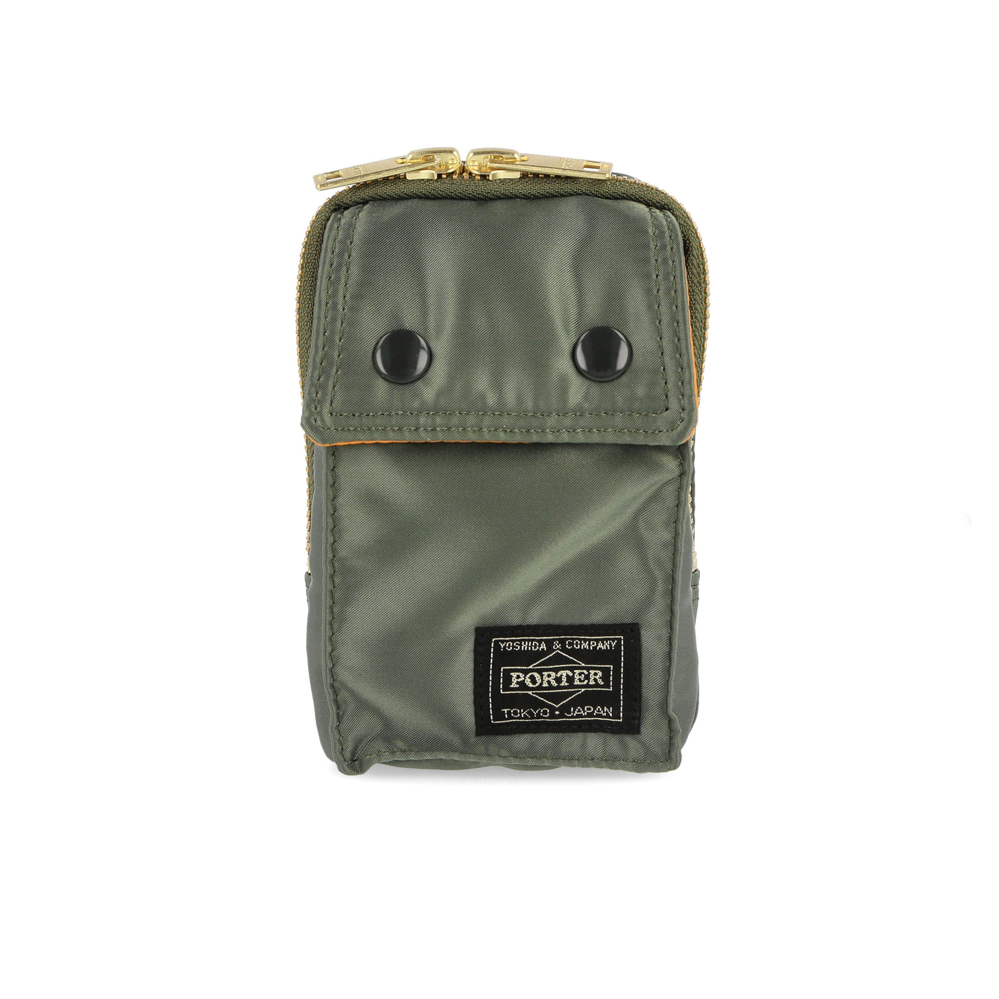 Porter-Yoshida & Co. Tanker Pouch Sage Green Wallets & Cases Material | Overkill