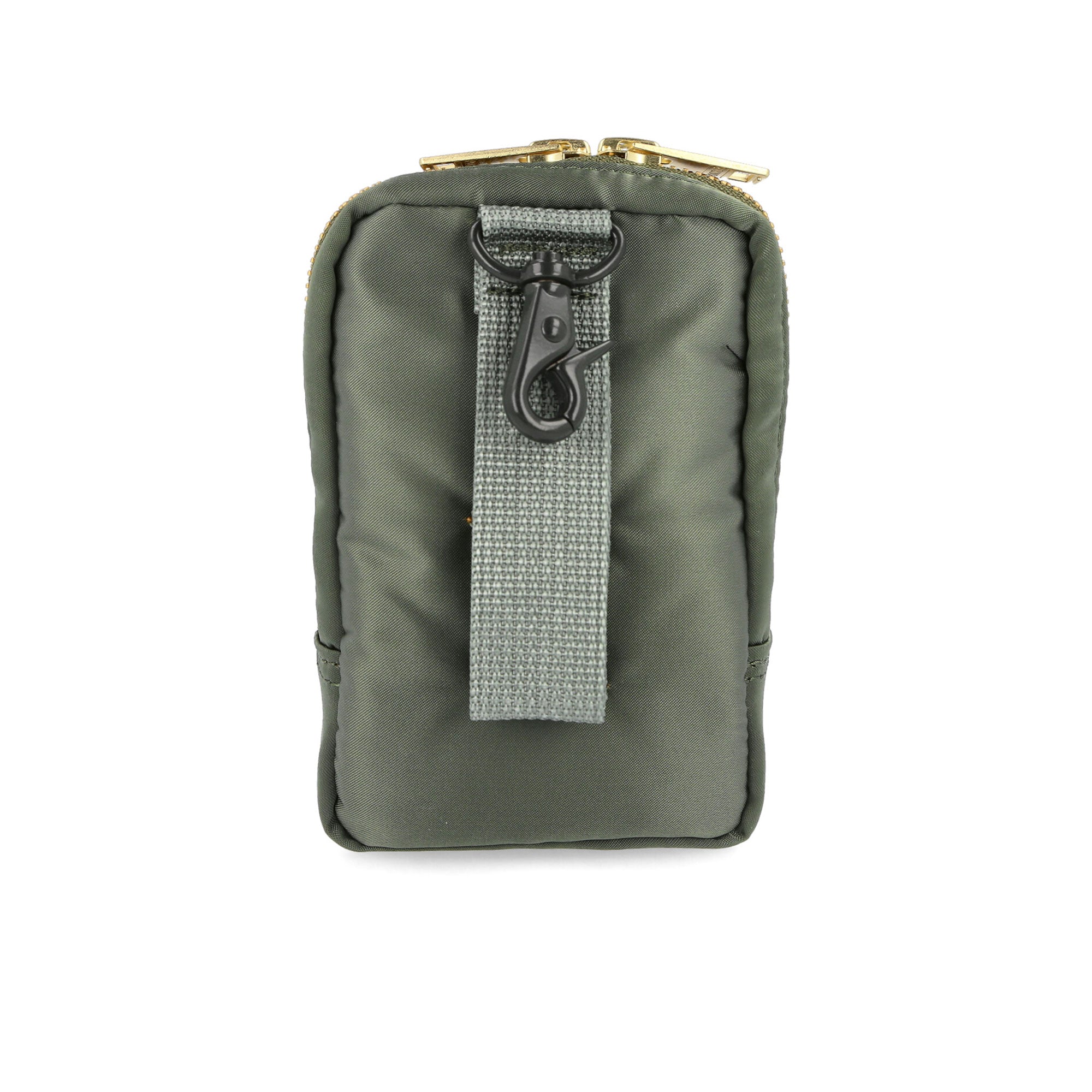 Porter-Yoshida & Co. Tanker Pouch Sage Green Wallets & Cases Close-up | Overkill