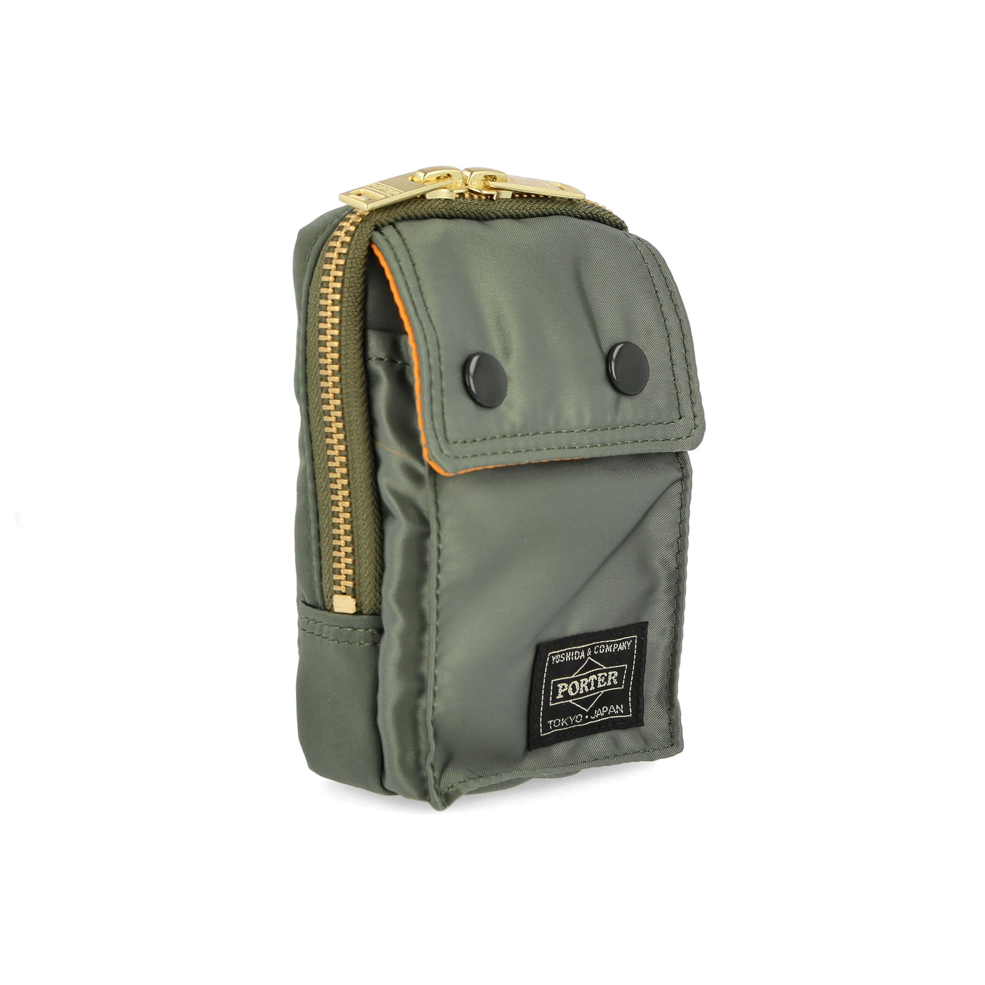 Porter-Yoshida & Co. Tanker Pouch Sage Green Wallets & Cases Detailfoto | Overkill