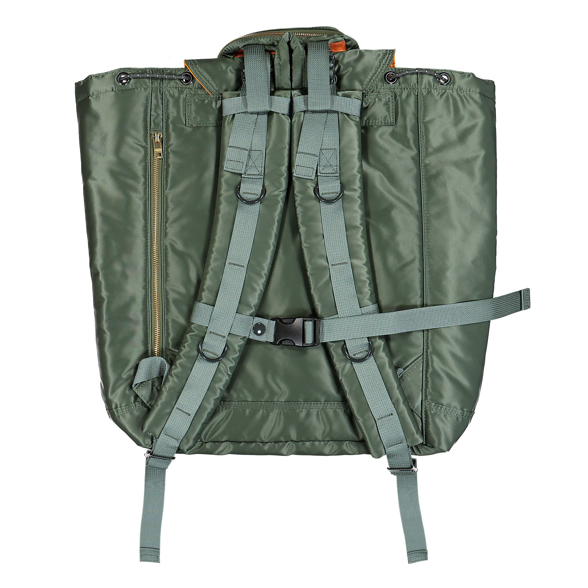 Porter-Yoshida & Co. Tanker Ruck Sack Sage Green Backpacks Close-up | Overkill
