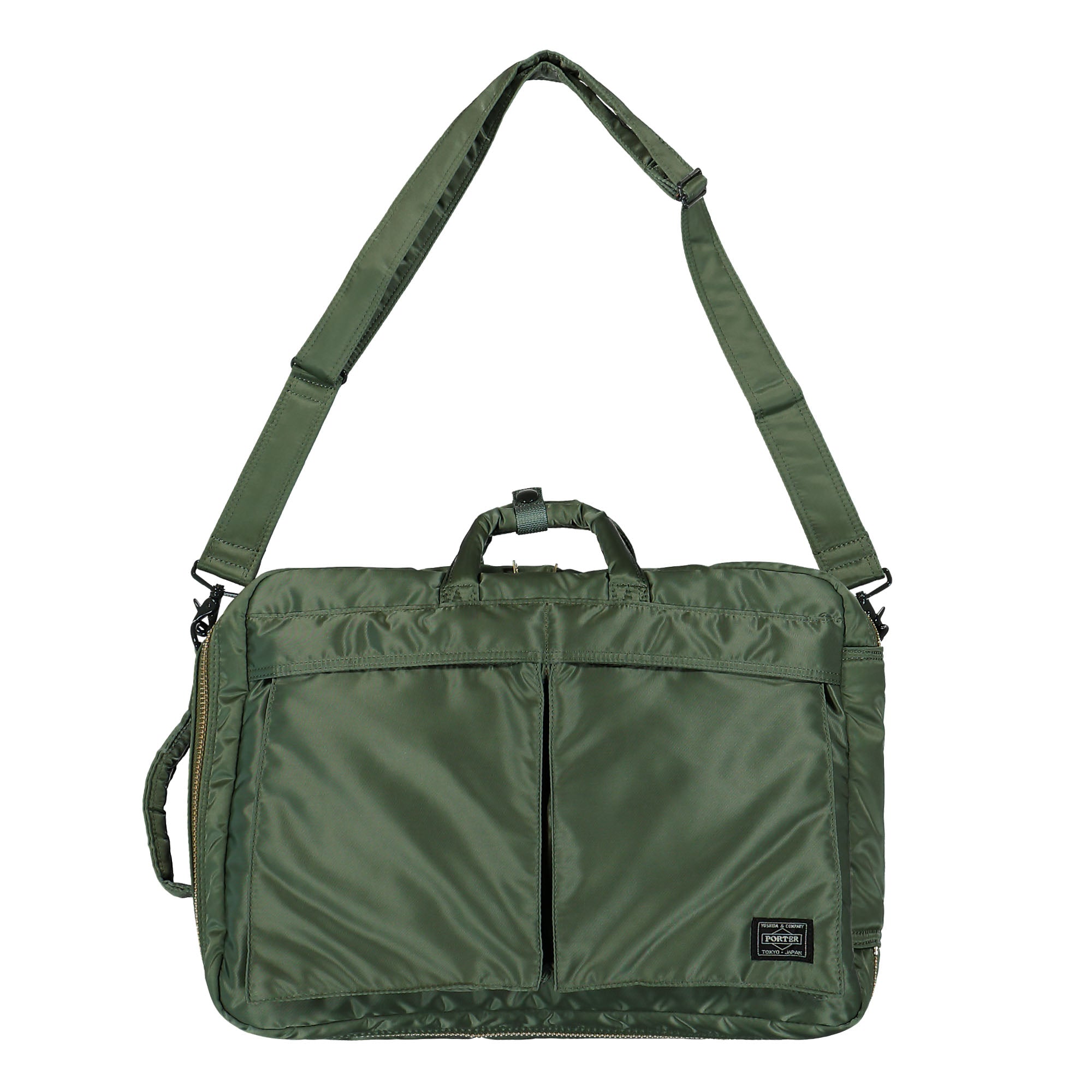 Porter-Yoshida & Co. Tanker 3Way Briefcase Sage Green Briefcases & Messenger Bags 622-79308-30 | Overkill