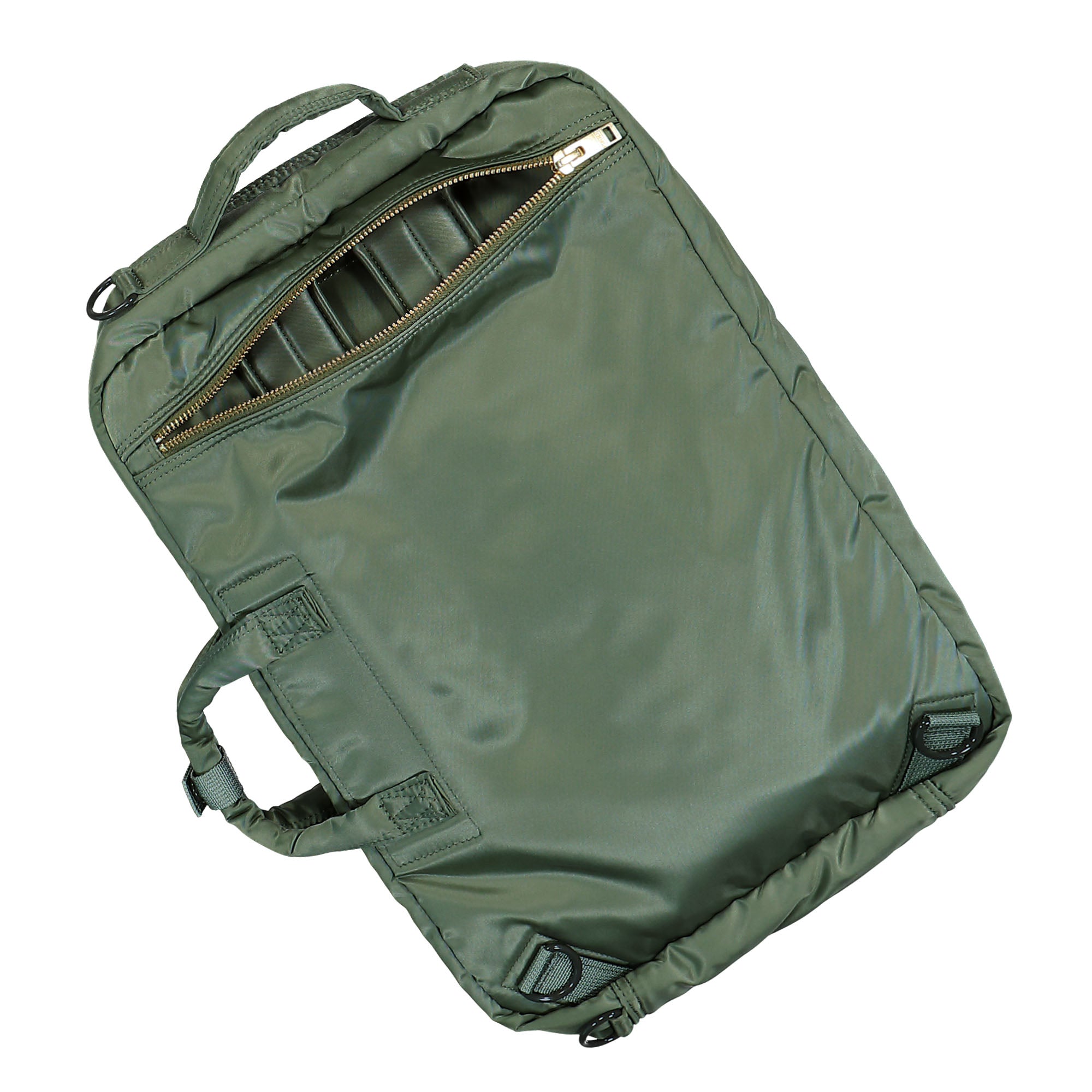 Porter-Yoshida & Co. Tanker 3Way Briefcase Sage Green Briefcases & Messenger Bags Detail view 2 | Overkill
