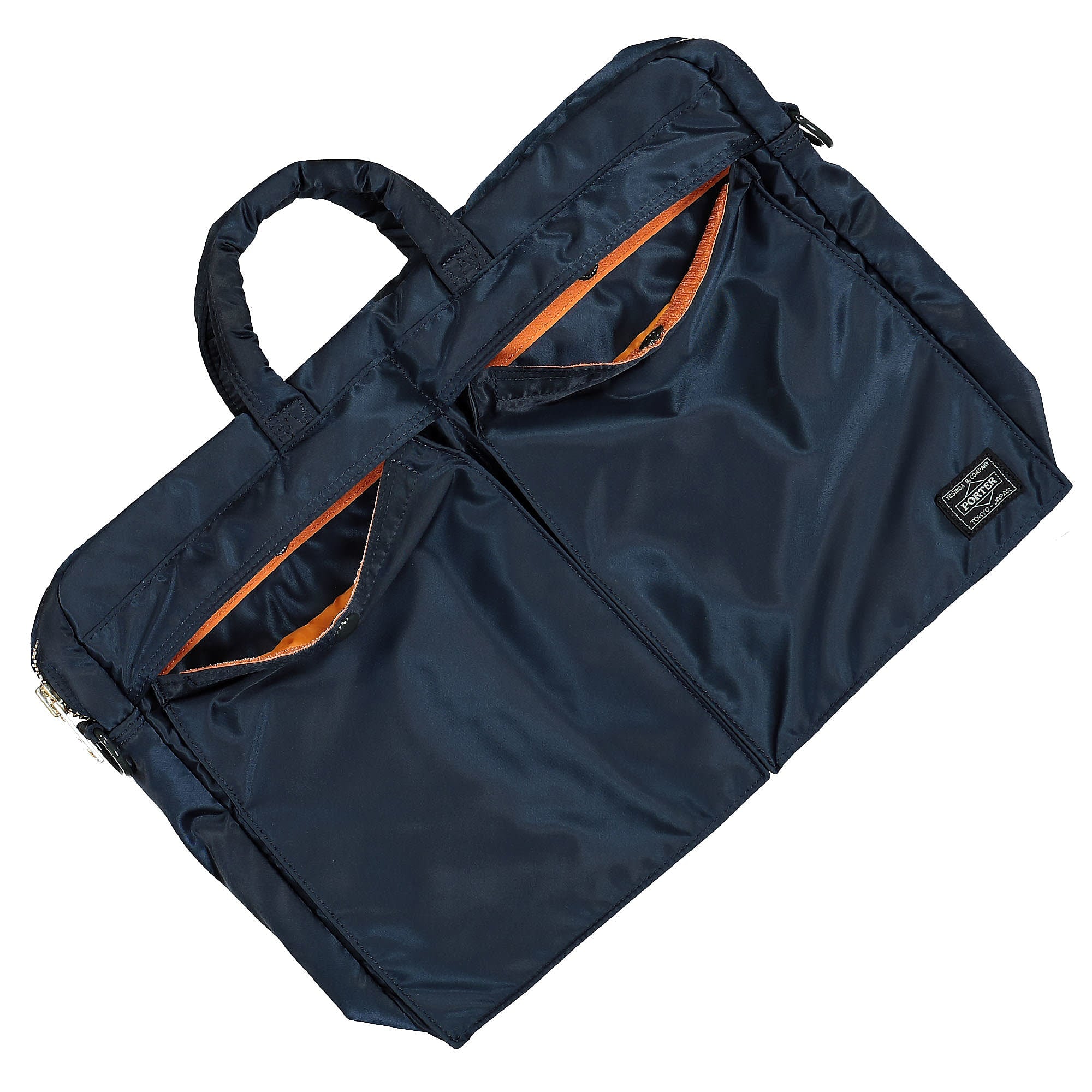 Porter-Yoshida & Co. Tanker 2Way Briefcase Iron Blue Briefcases & Messenger Bags Material | Overkill