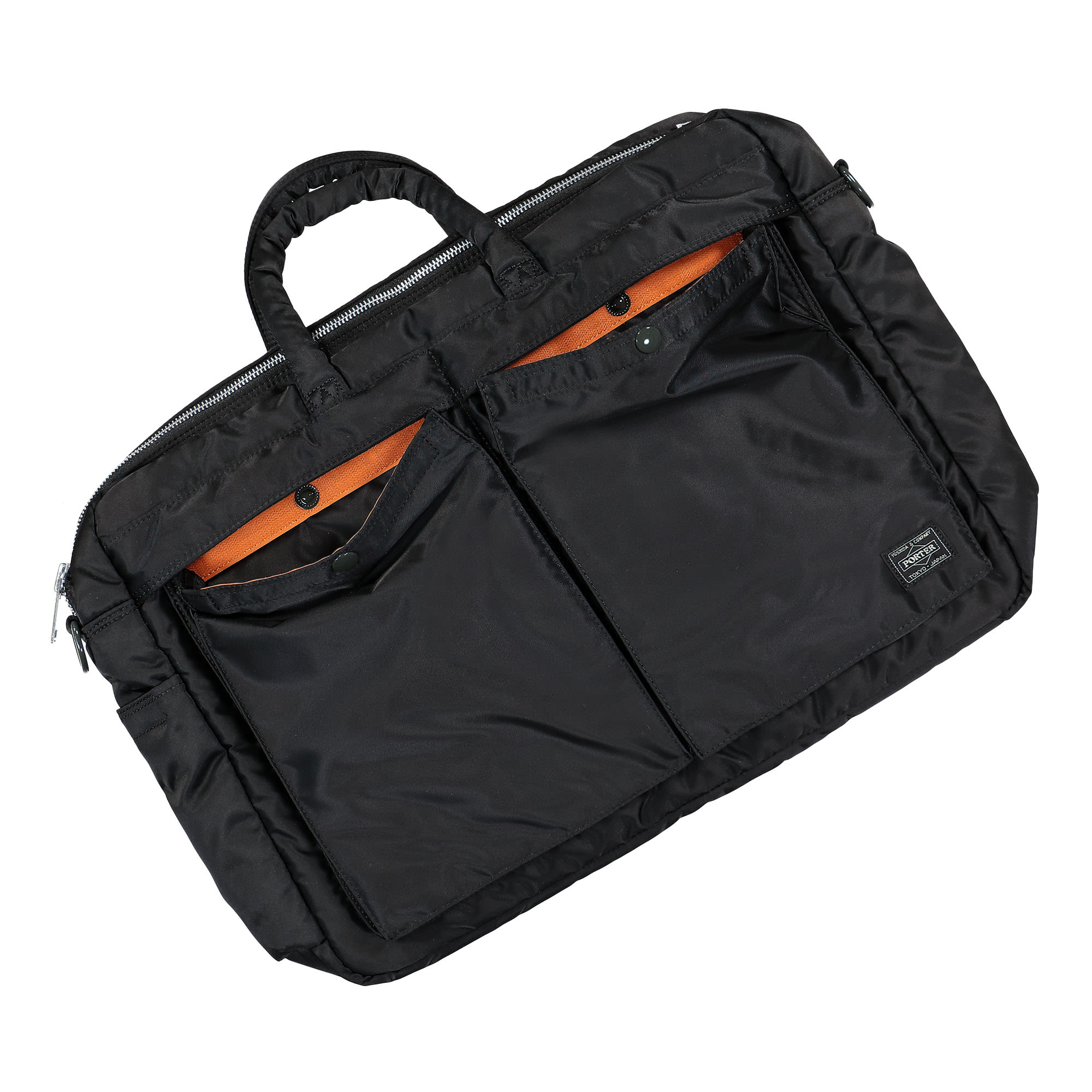 Porter-Yoshida & Co. Tanker 2Way Overnight Briefcase Black Briefcases & Messenger Bags Material | Overkill