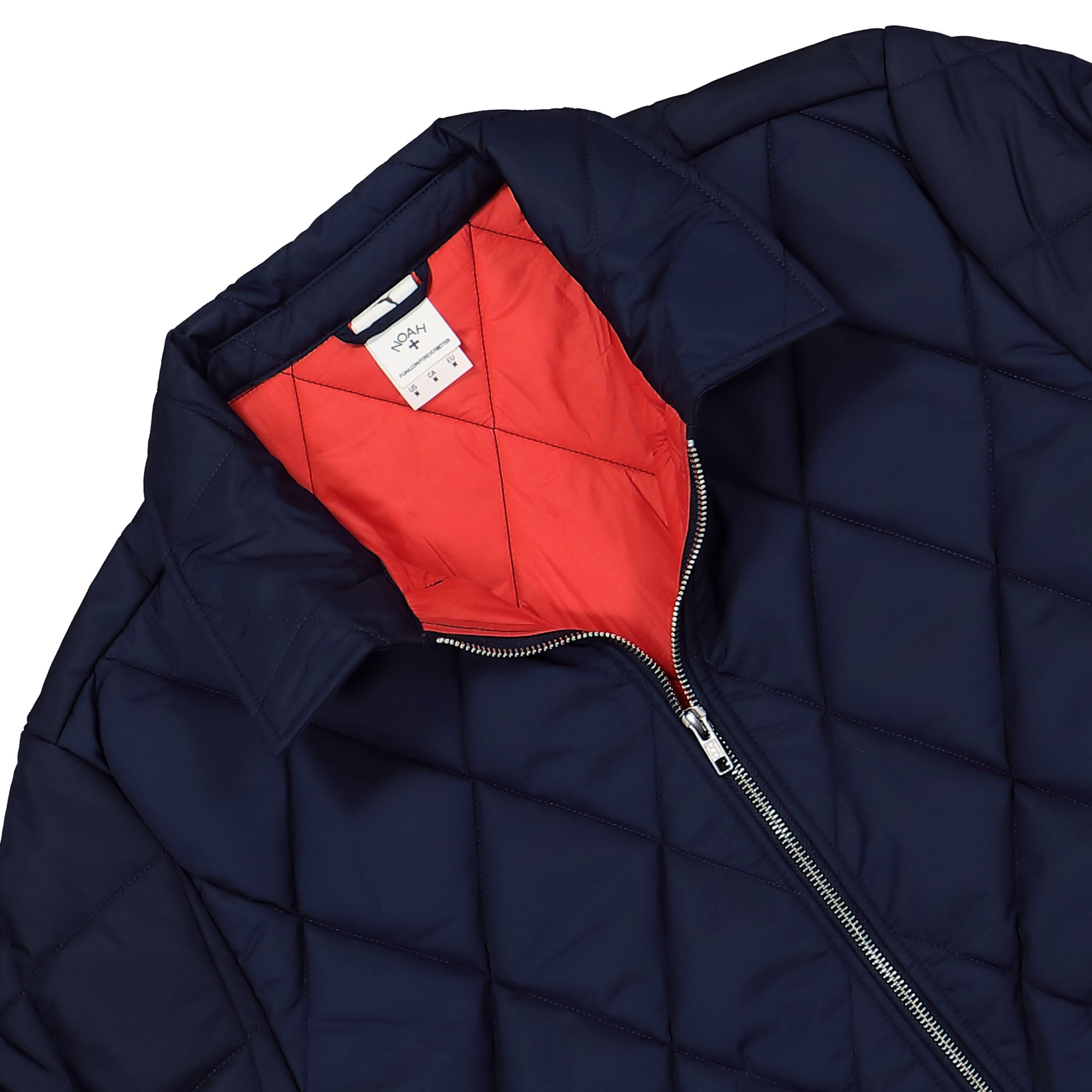 Puma Quilted Jacket Puma Navy Jackets Close-up | Overkill