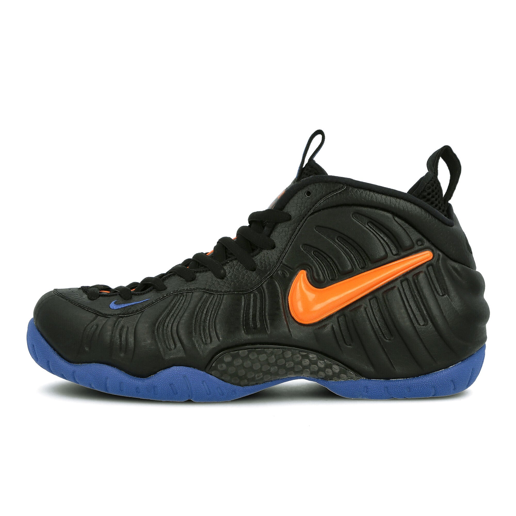 Nike air foamposite pro Black / Total Orange - Battle Blue Mid Top Sneakers 624041 010 | Overkill