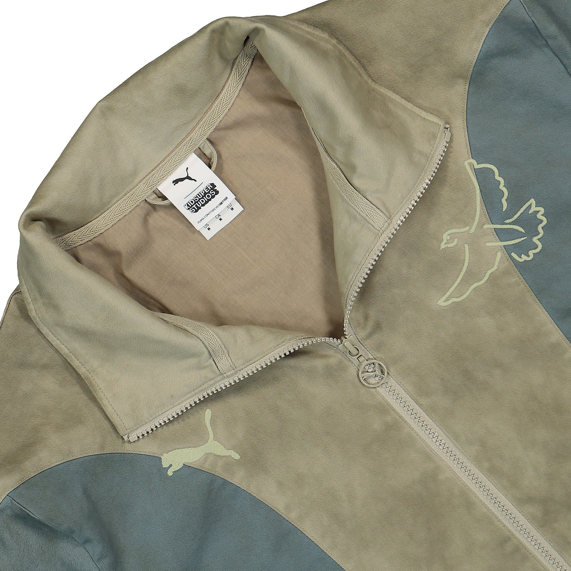 Puma Track Jacket Pebble Grey Track Jackets Close-up | Overkill