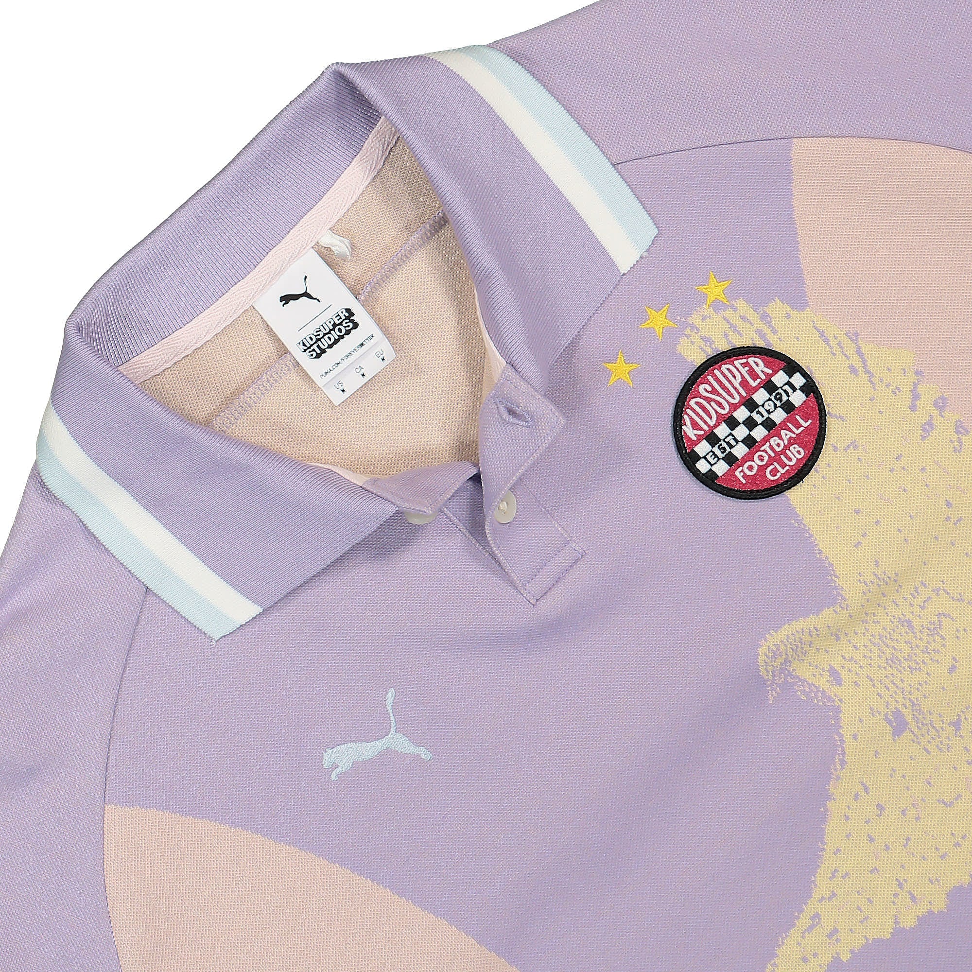 Puma Knitted Jersey Vivid Violet Polo Shirts Material | Overkill