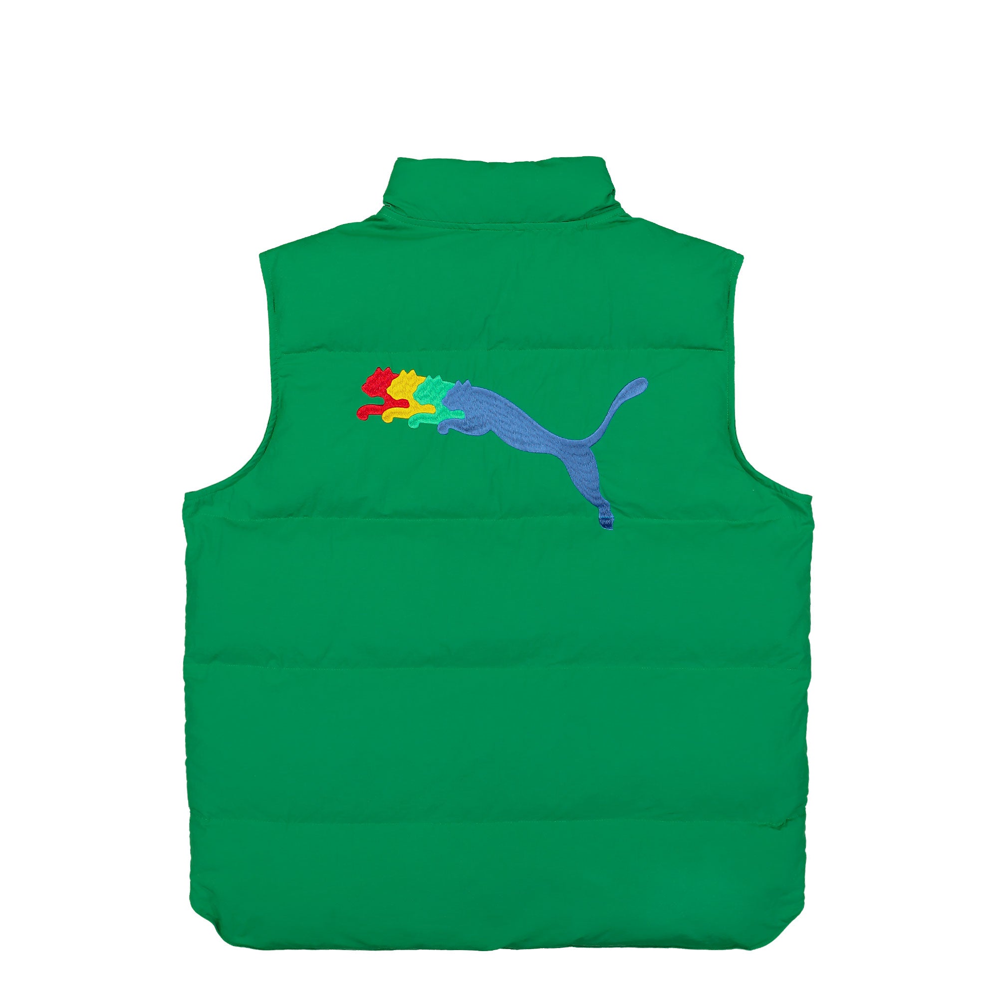 Puma Primaloft Puffer Vest Archive Green Vests Close-up | Overkill