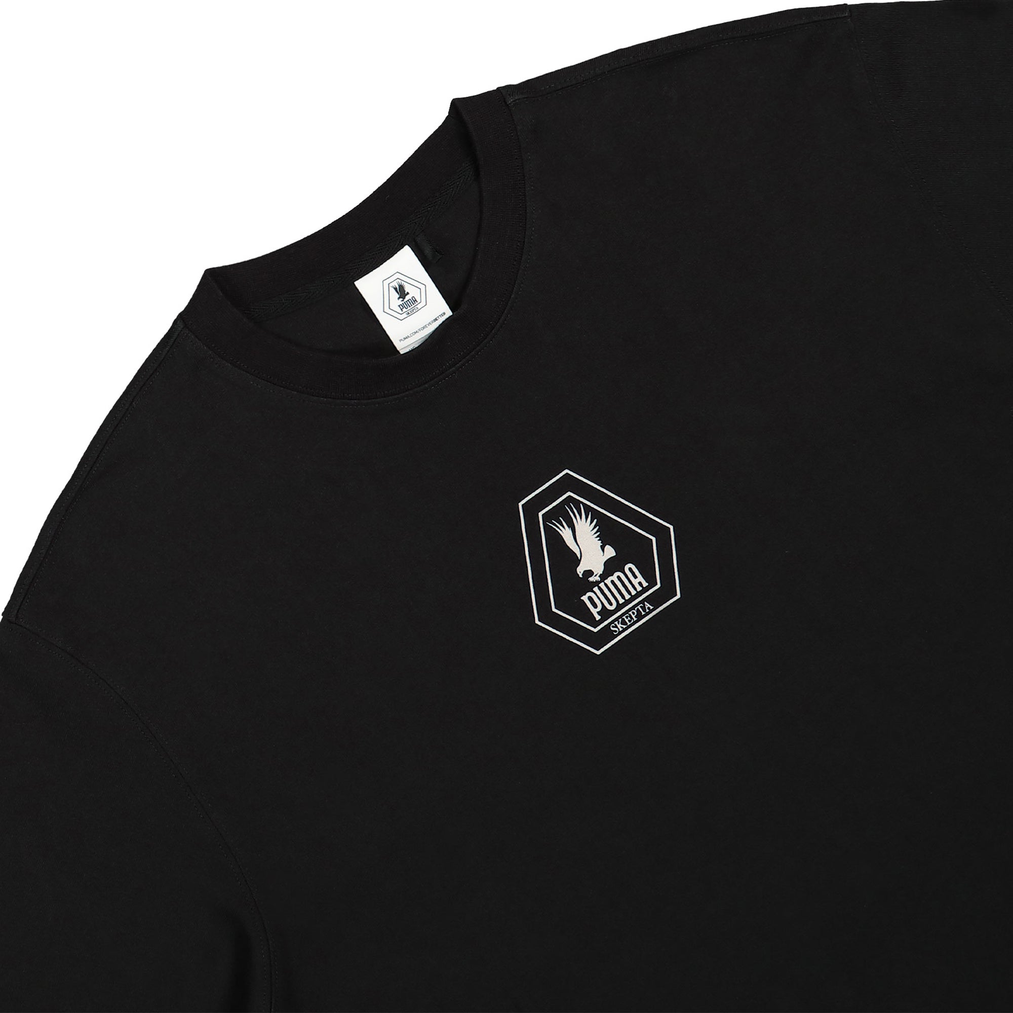 Puma Graphic Tee Puma Black T-Shirts Close-up | Overkill
