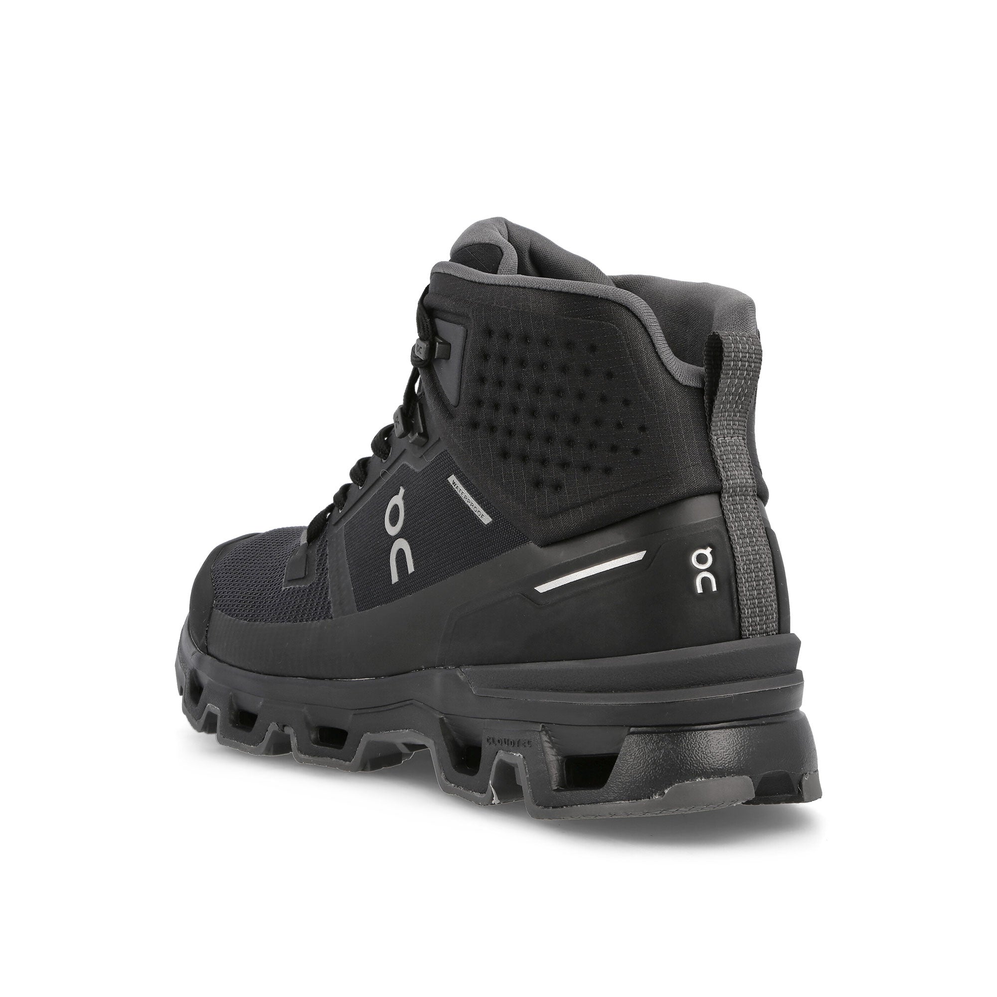 On W Cloudrock 2 Waterproof Black / Eclipse Sneakers Material | Overkill