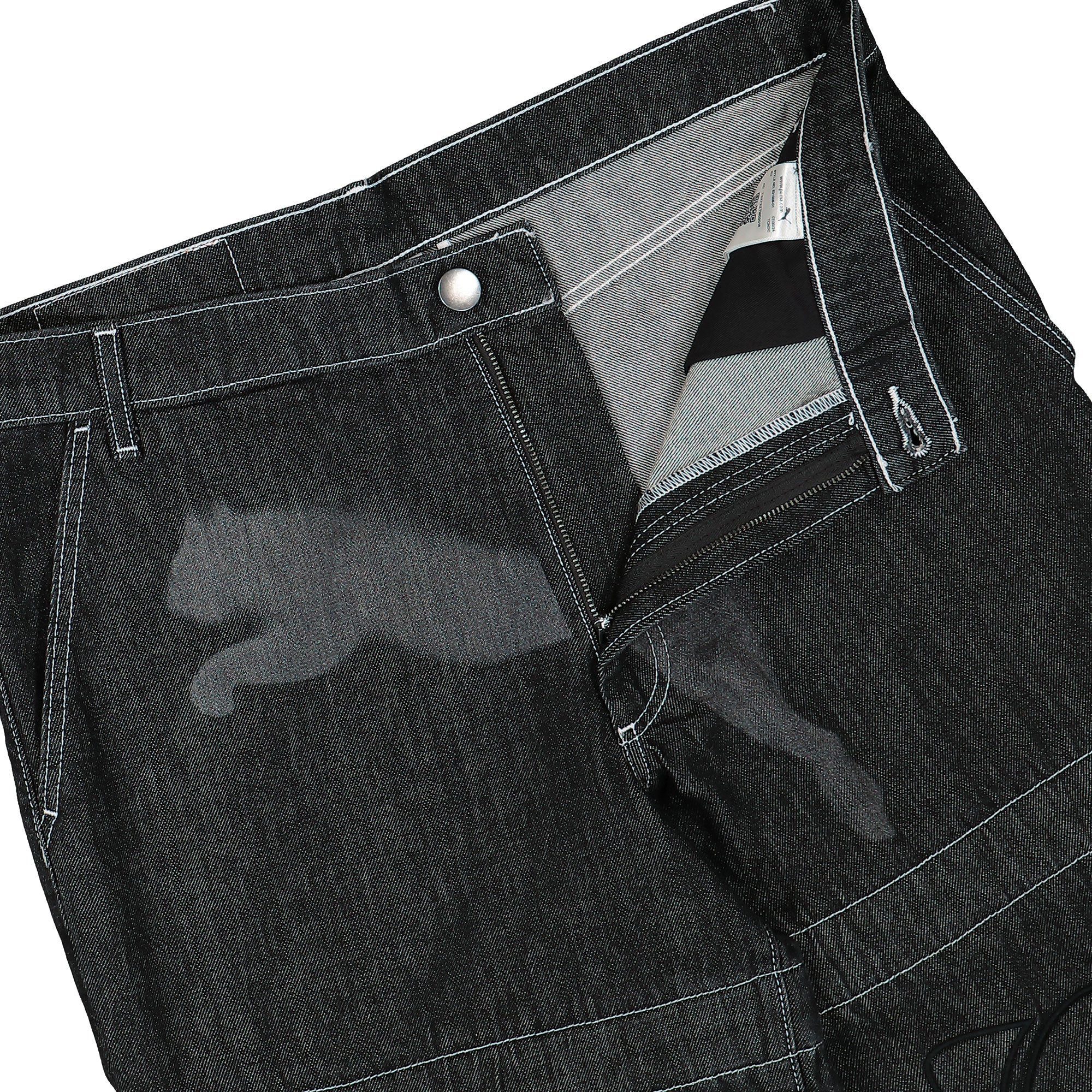 Puma Knee Pad Pants Puma Black - Denim Jeans Detail view 2 | Overkill