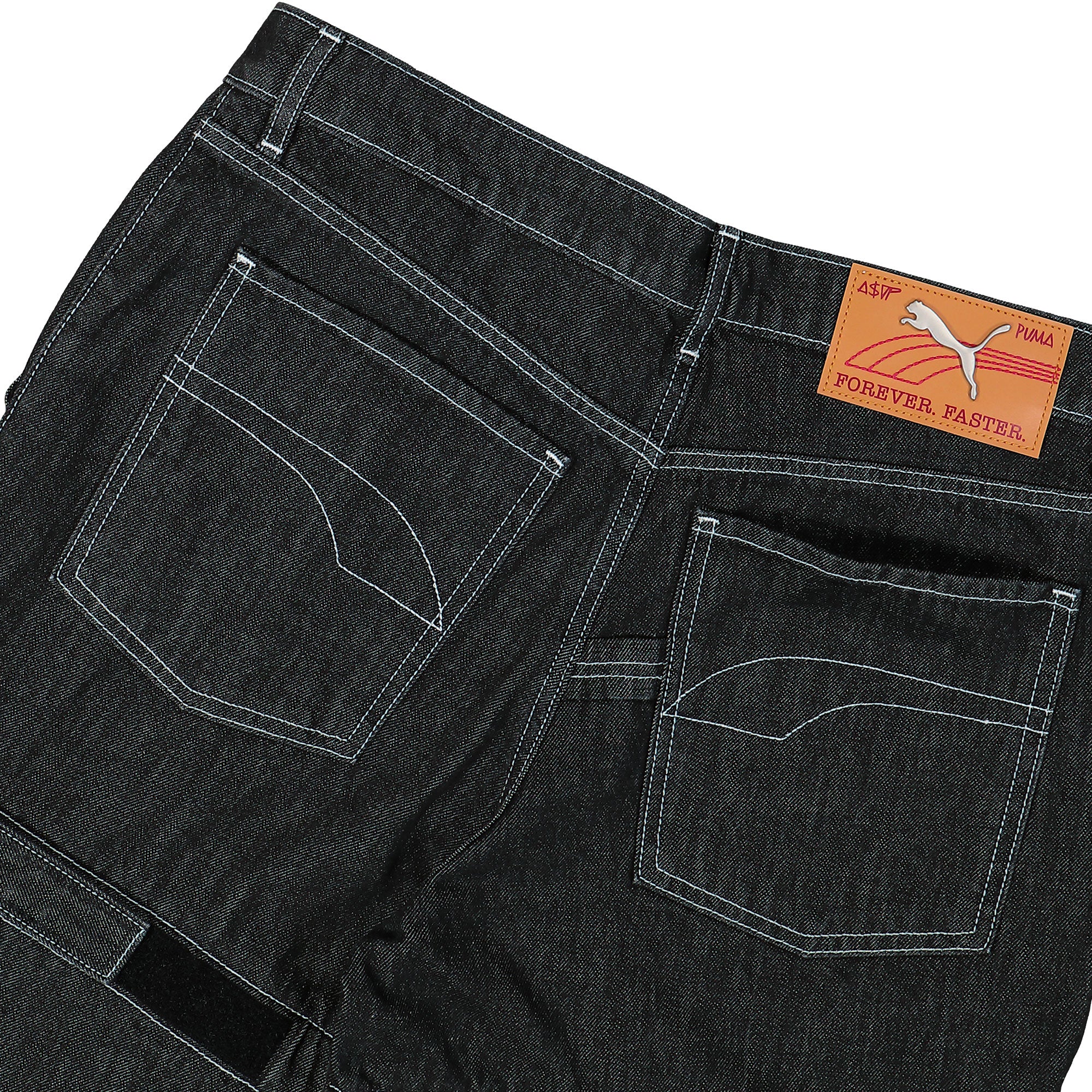 Puma Knee Pad Pants Puma Black - Denim Jeans Detail view 3 | Overkill