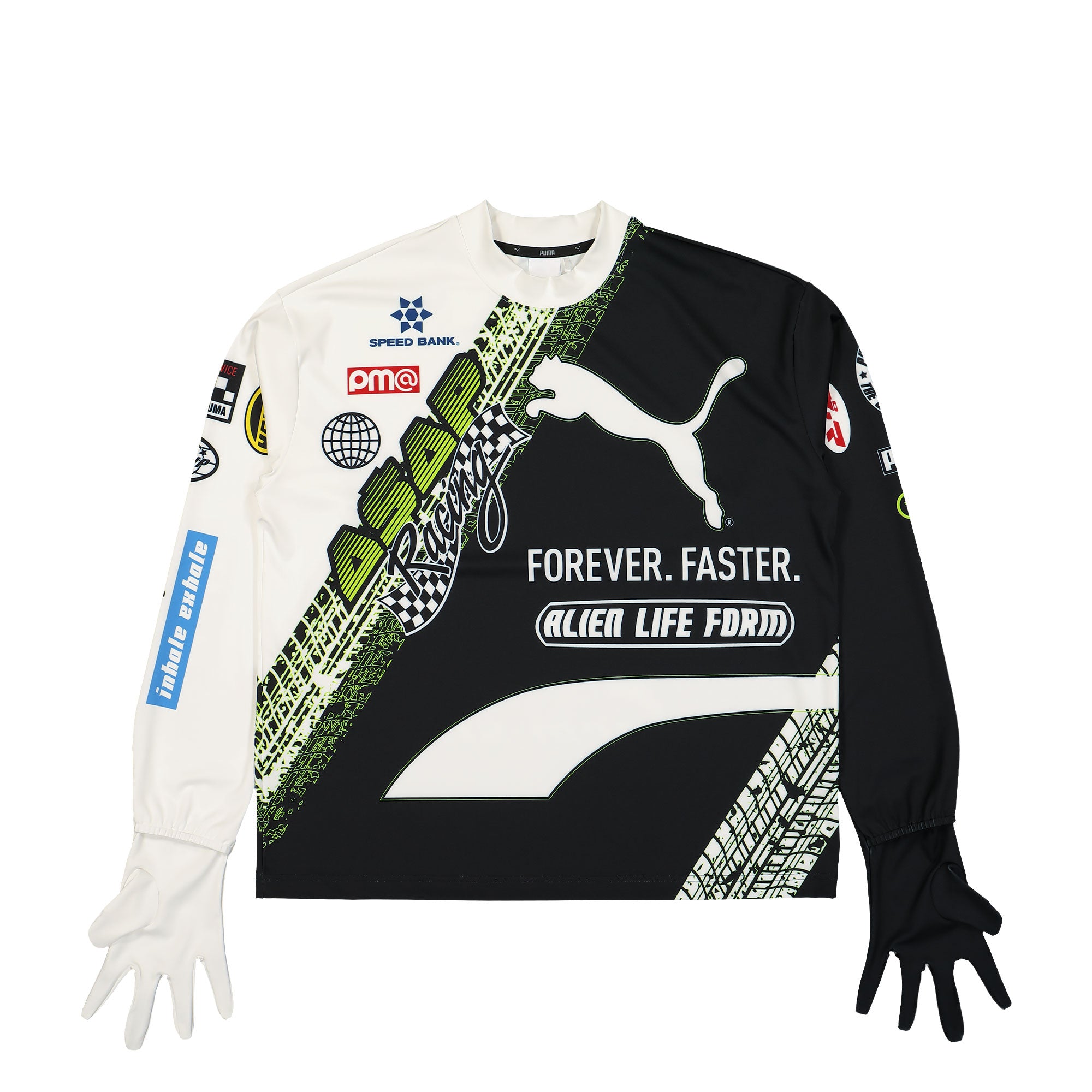 Puma Tire Gloves Longsleeve Puma White Longsleeves 631714 02 | Overkill
