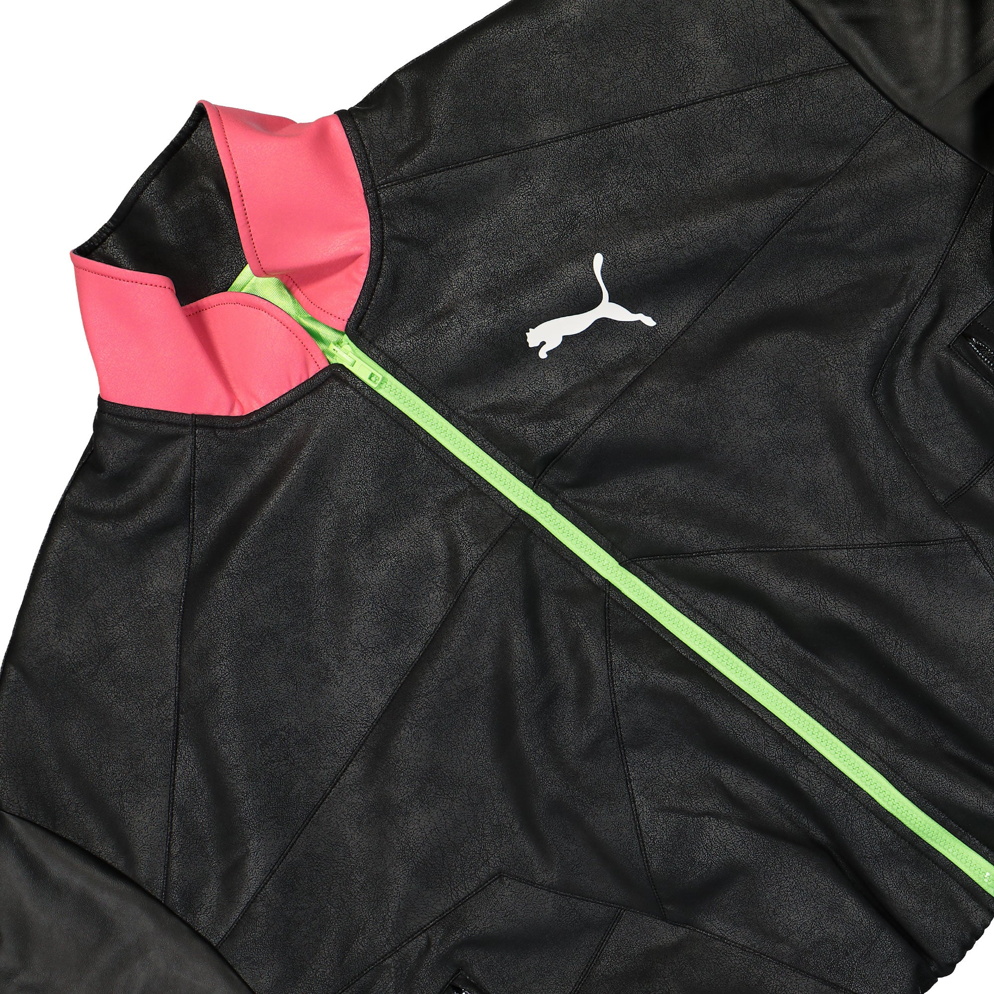 Puma Pleather Jacket Puma Black Bomber & Varsity Jackets Detail view 4 | Overkill