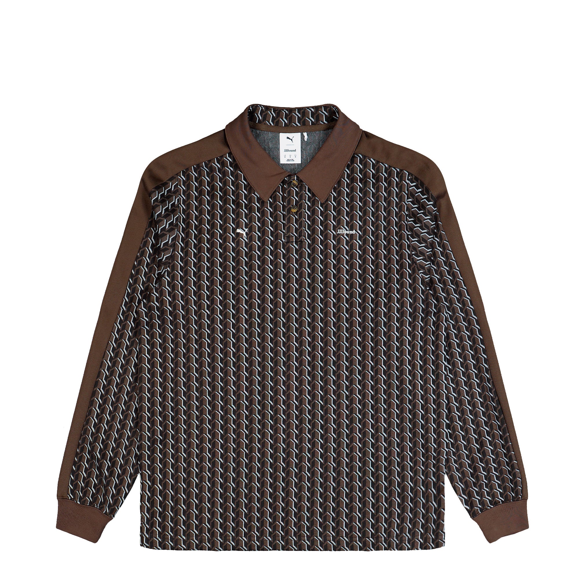 Puma T7 Longsleeves Polo Chocolate Polo Shirts 635538 52 | Overkill