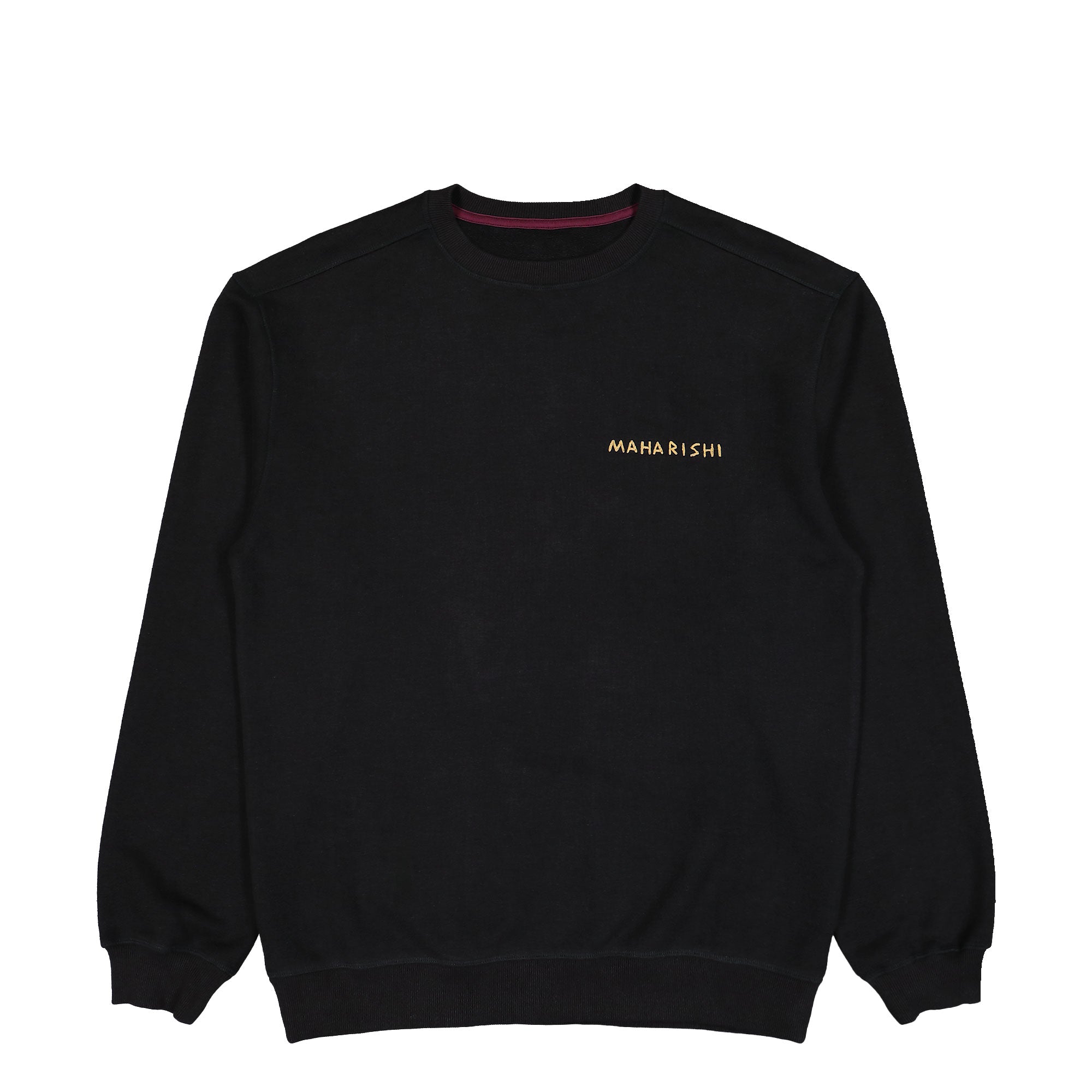 Maharishi Story Cloth Scenic Crew Sweat Black Sweatshirts 6361 | Overkill