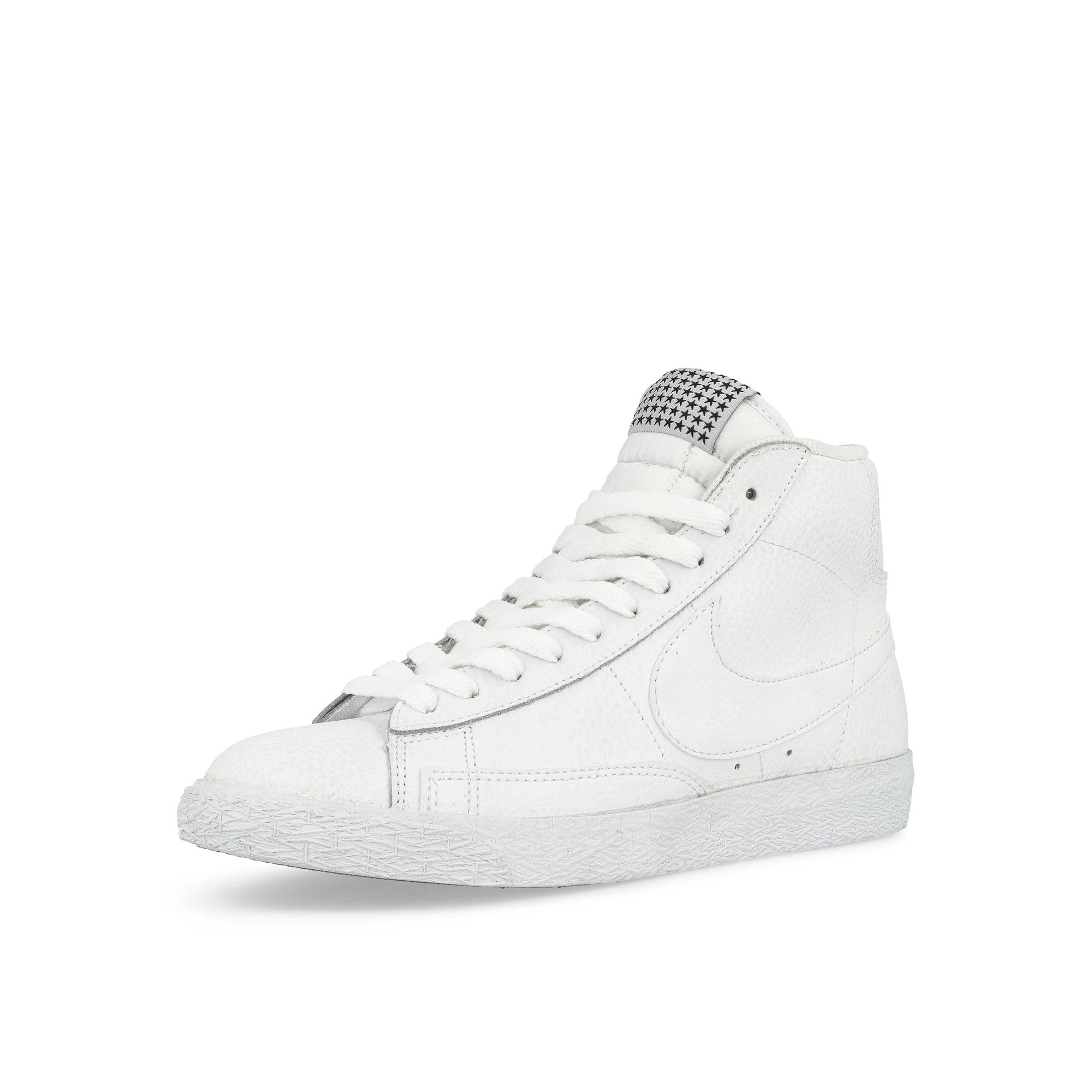 Nike Blazer Mid Premium Vintage White / White - Gum Light Brown Mid Top Sneakers 638261 101 Close-up | Overkill