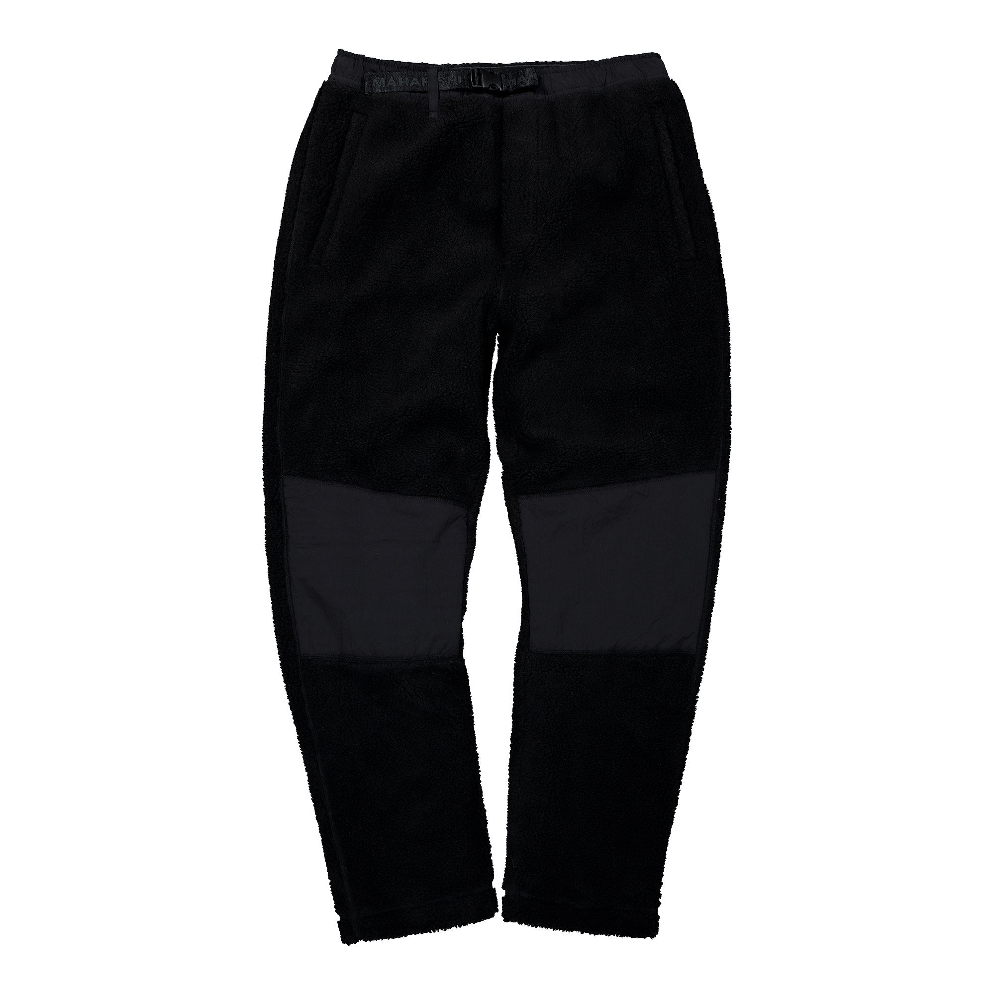 Maharishi Recycled Sherpa Trackpants Black Sweat & Track Pants 6387 | Overkill