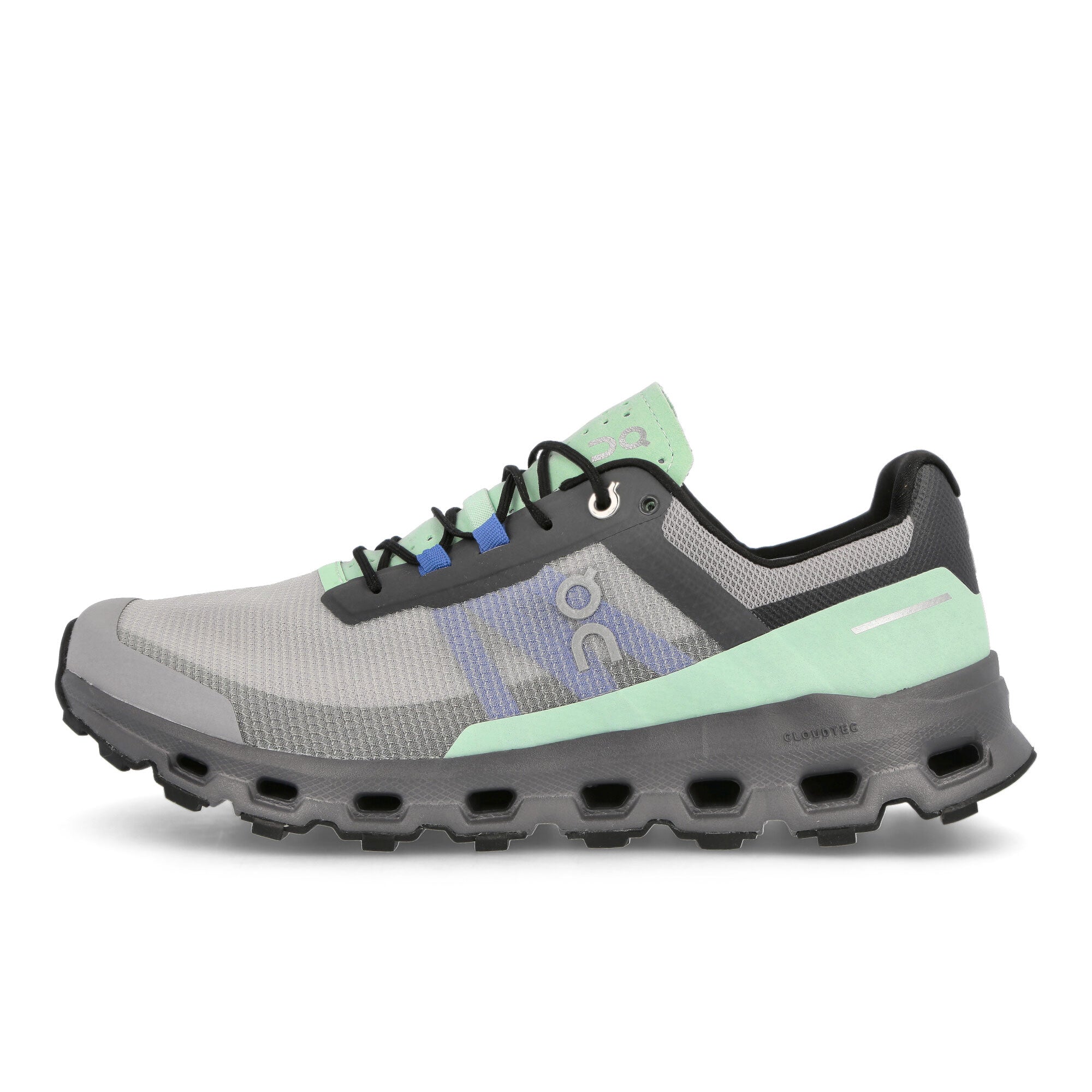 On Cloudvista Alloy / Black Low Top Sneakers 64.98272 | Overkill
