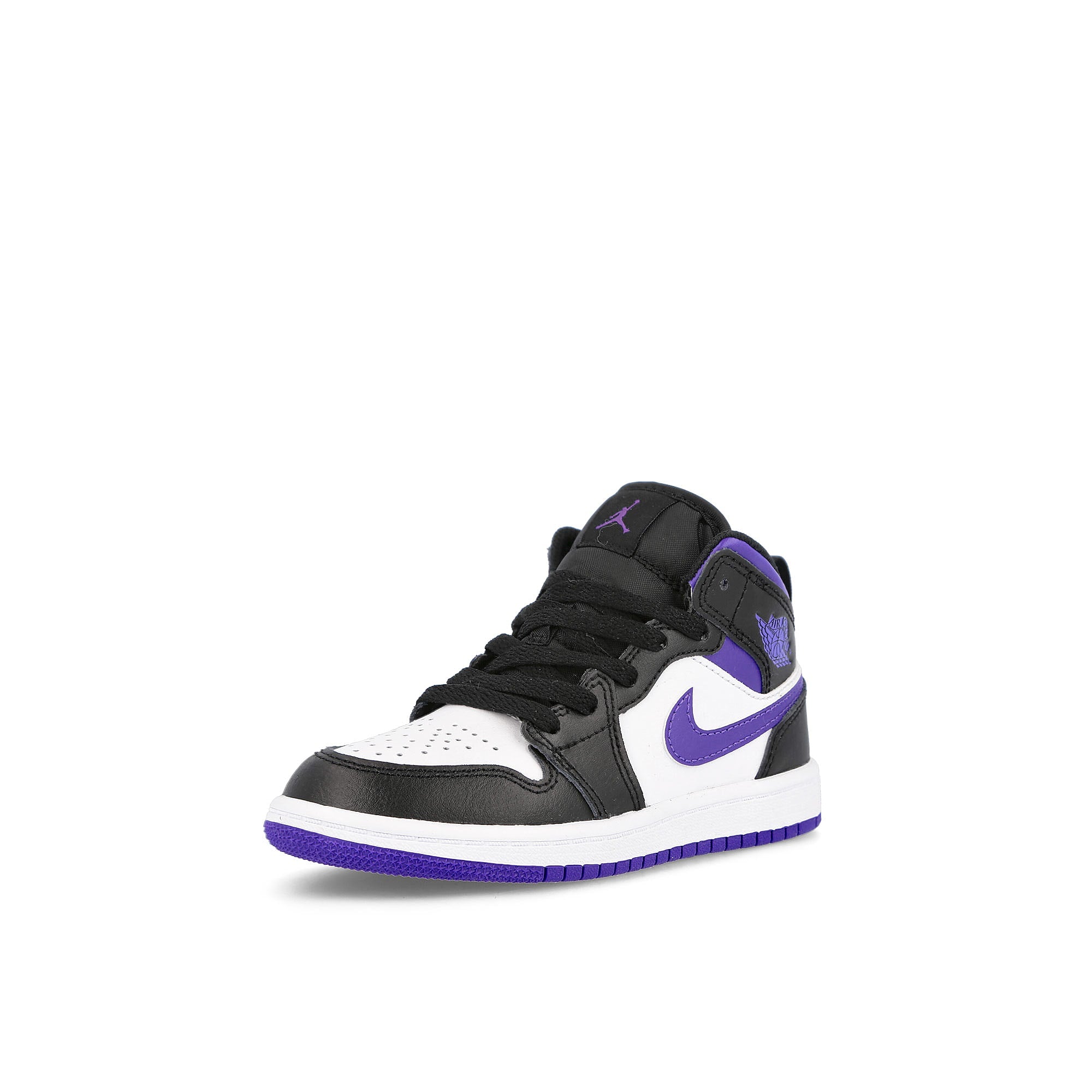 Jordan Air Jordan 1 Mid PS Black / Dark Iris - White Detailfoto | Overkill