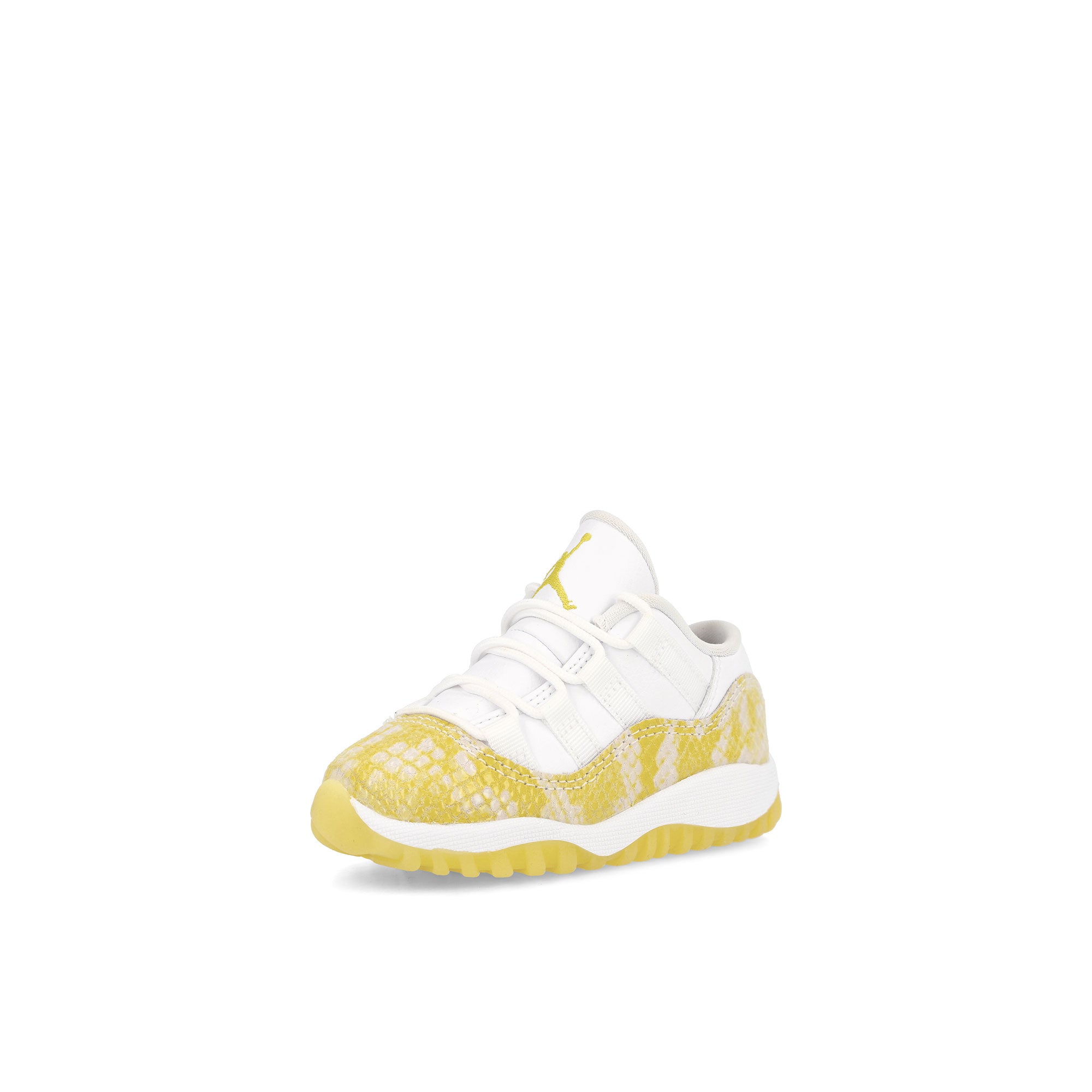 Jordan Jordan 11 Retro Low TD White / Tour Yellow - Tour Yellow - Sail Sneakers Close Up | Overkill