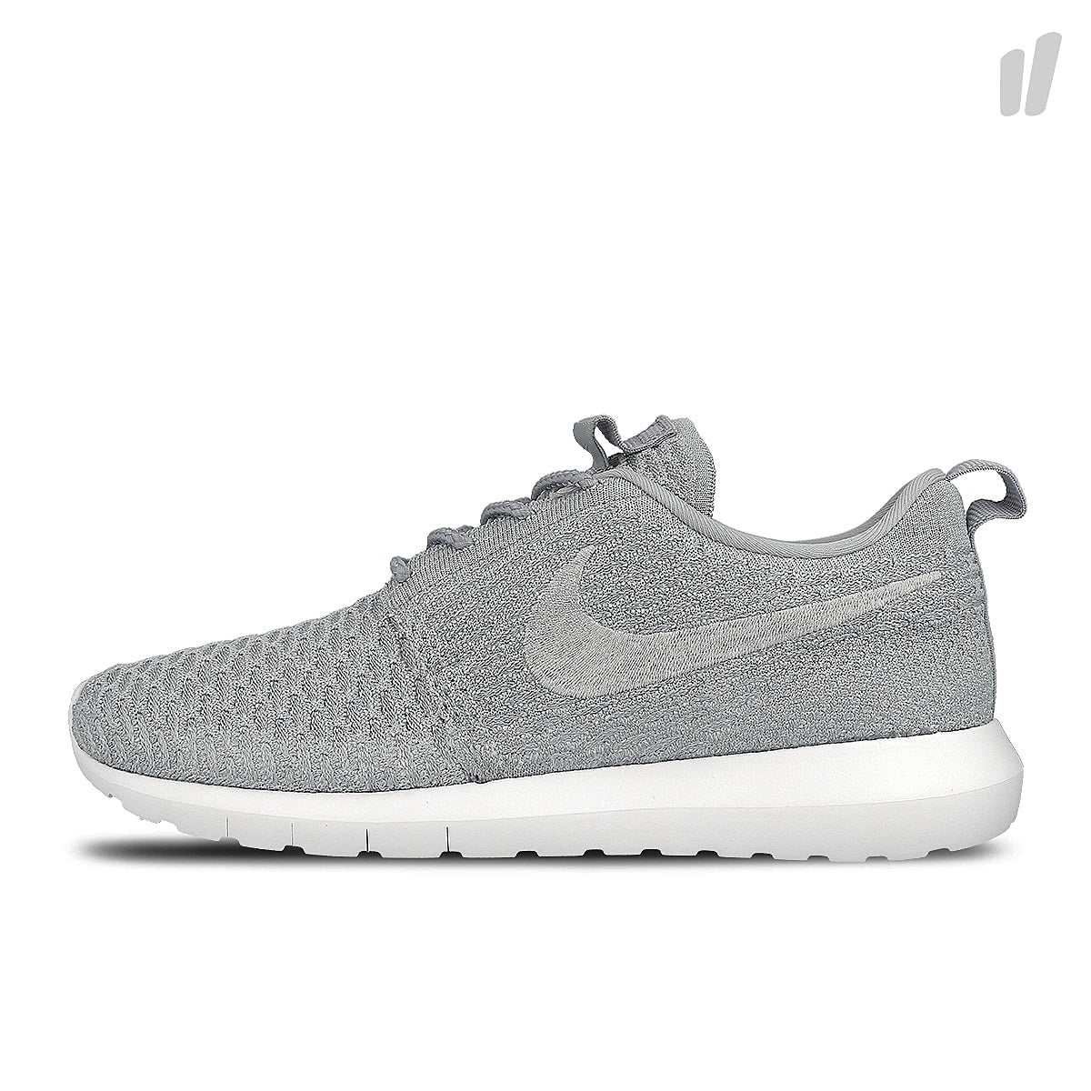 Nike roshe nm flyknit Wolf Grey-Wolf Grey - White Sneakers 677243 012 | Overkill