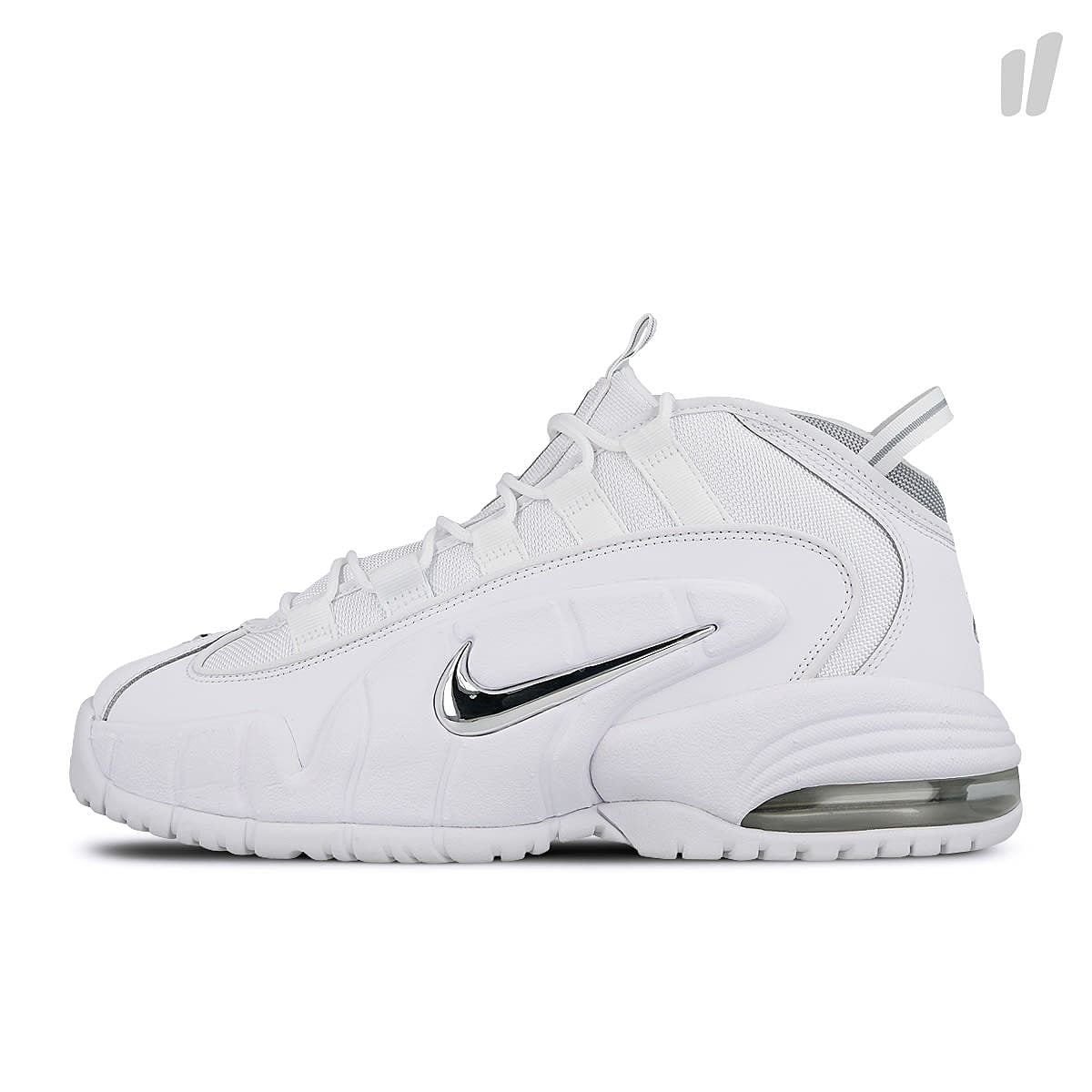 Nike air max penny White-White - Metallic Silver Sneakers 685153 100 | Overkill