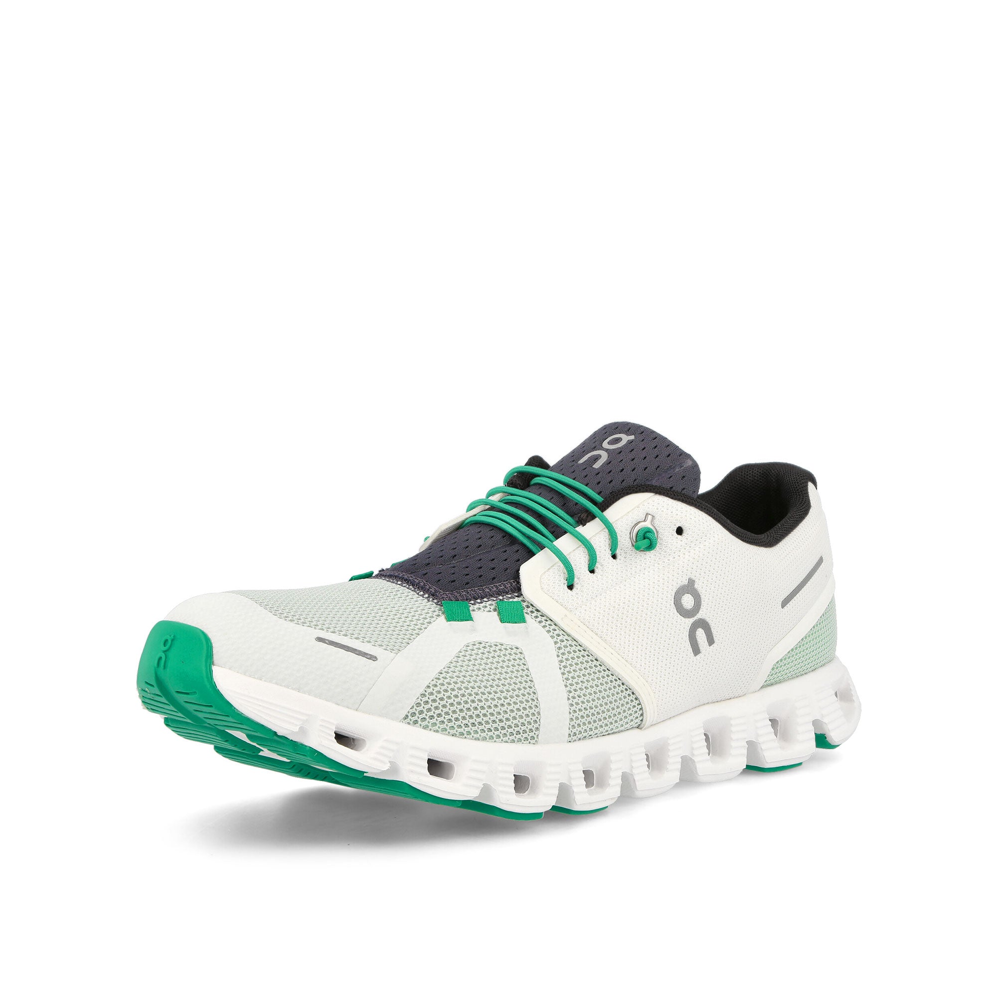 On Cloud 5 Push Ivory-Creek Low Top Sneakers Close Up | Overkill