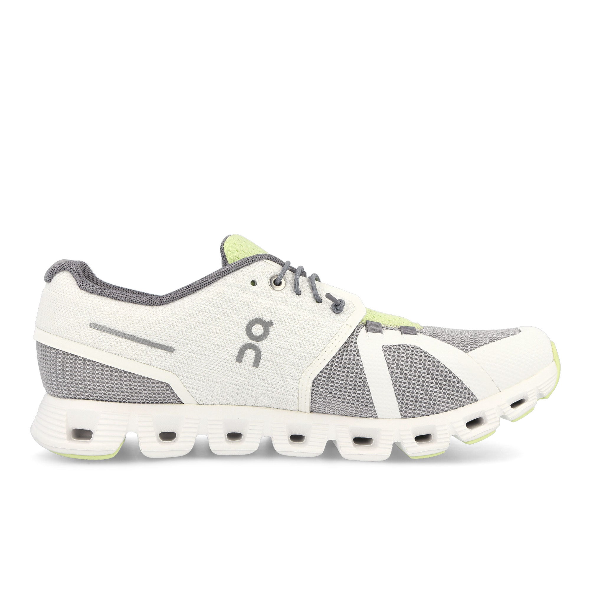 On Cloud 5 Push Undyed-White -Glacier Low Top Sneakers Silhouette | Overkill