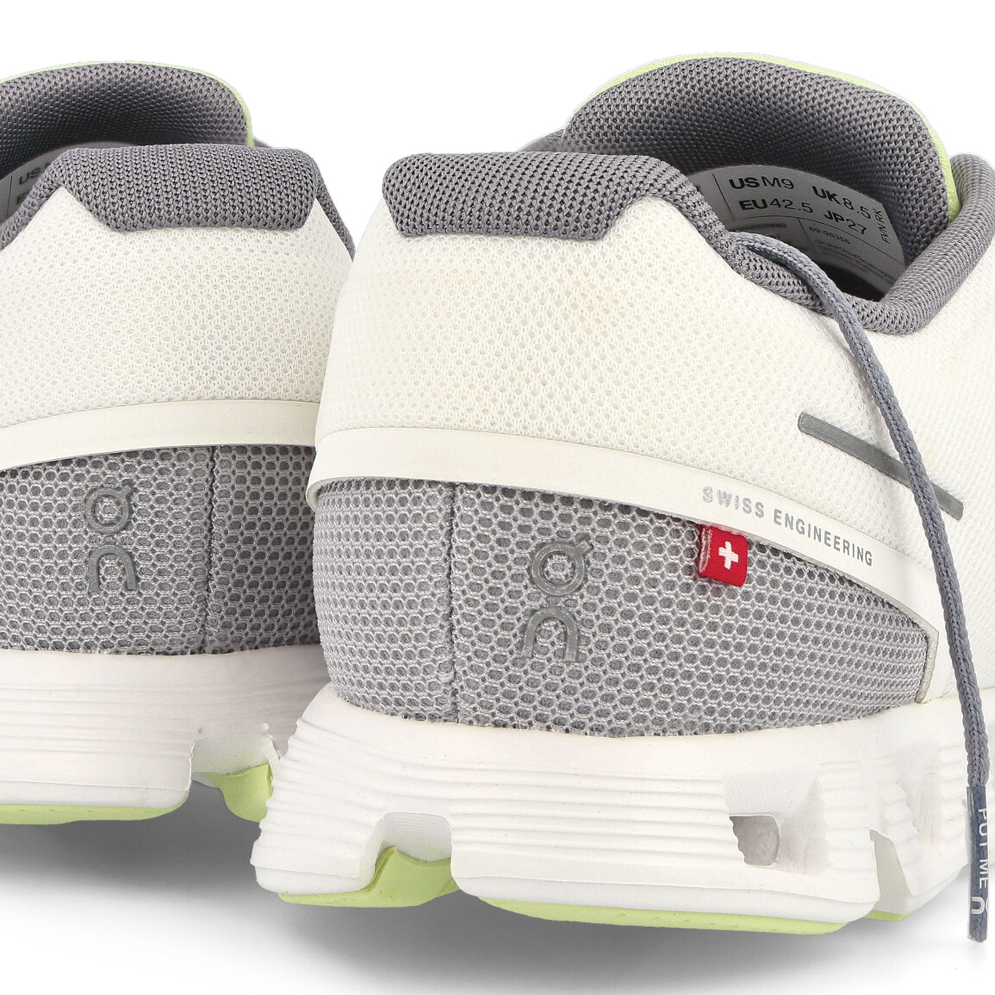 On Cloud 5 Push Undyed-White -Glacier Low Top Sneakers Detailfoto | Overkill