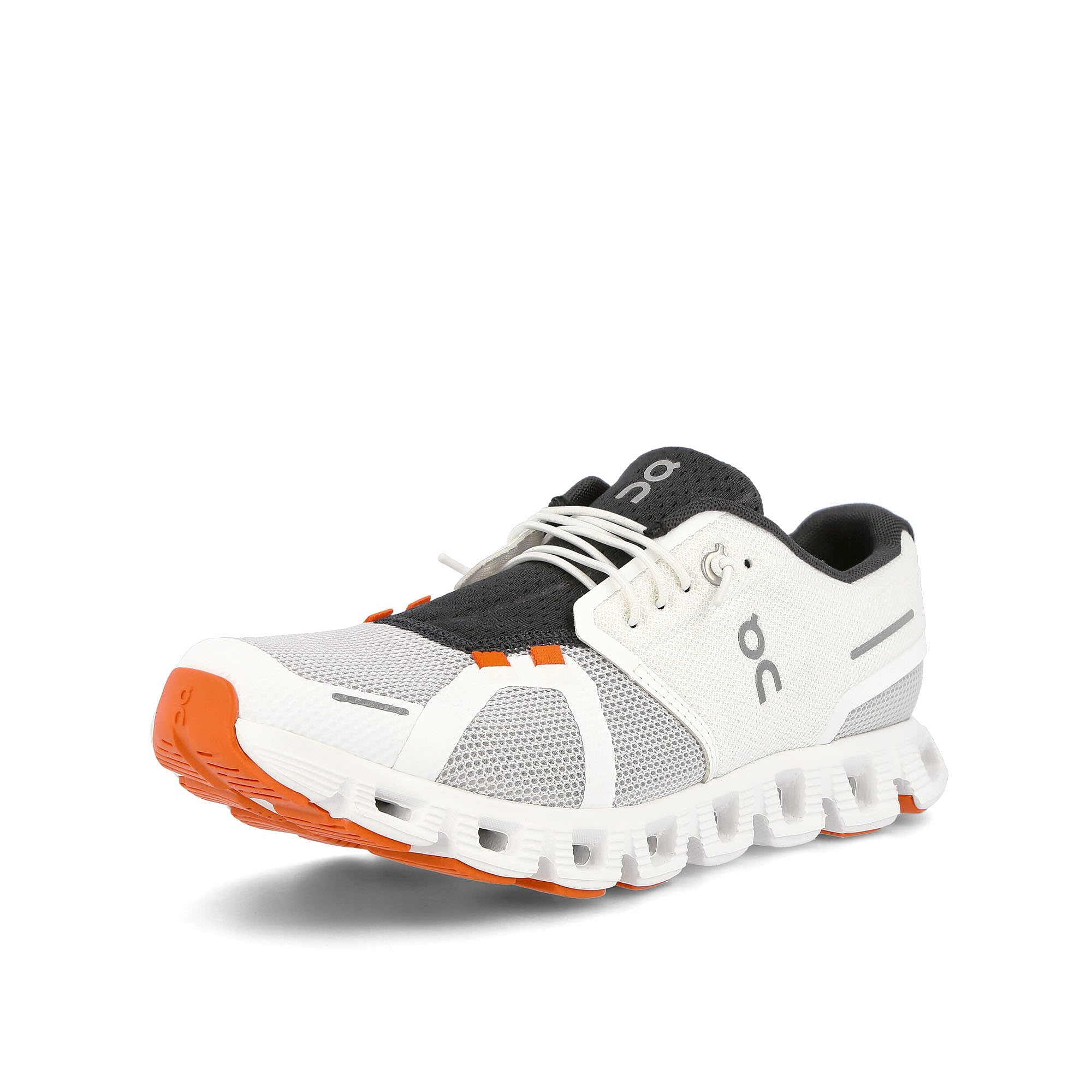 On cloud 5 push White / Flame Low Top Sneakers Close Up | Overkill