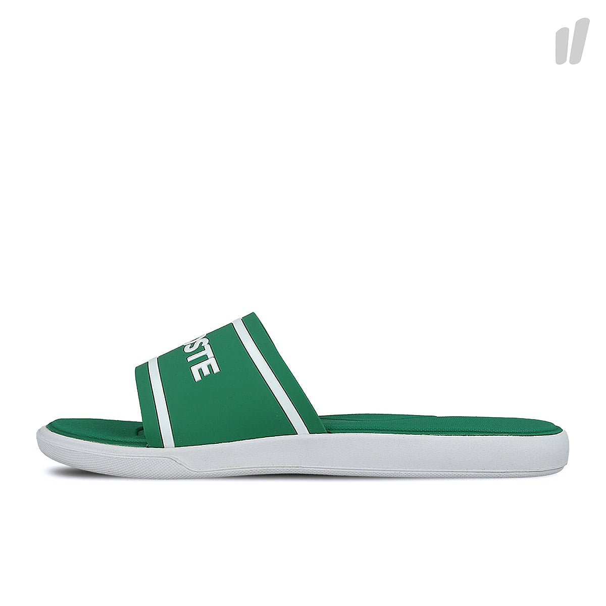 Lacoste l.30 slide 118 3 cam Green-White Slides, Sandals & Slippers 7-35CAM00621R7 | Overkill