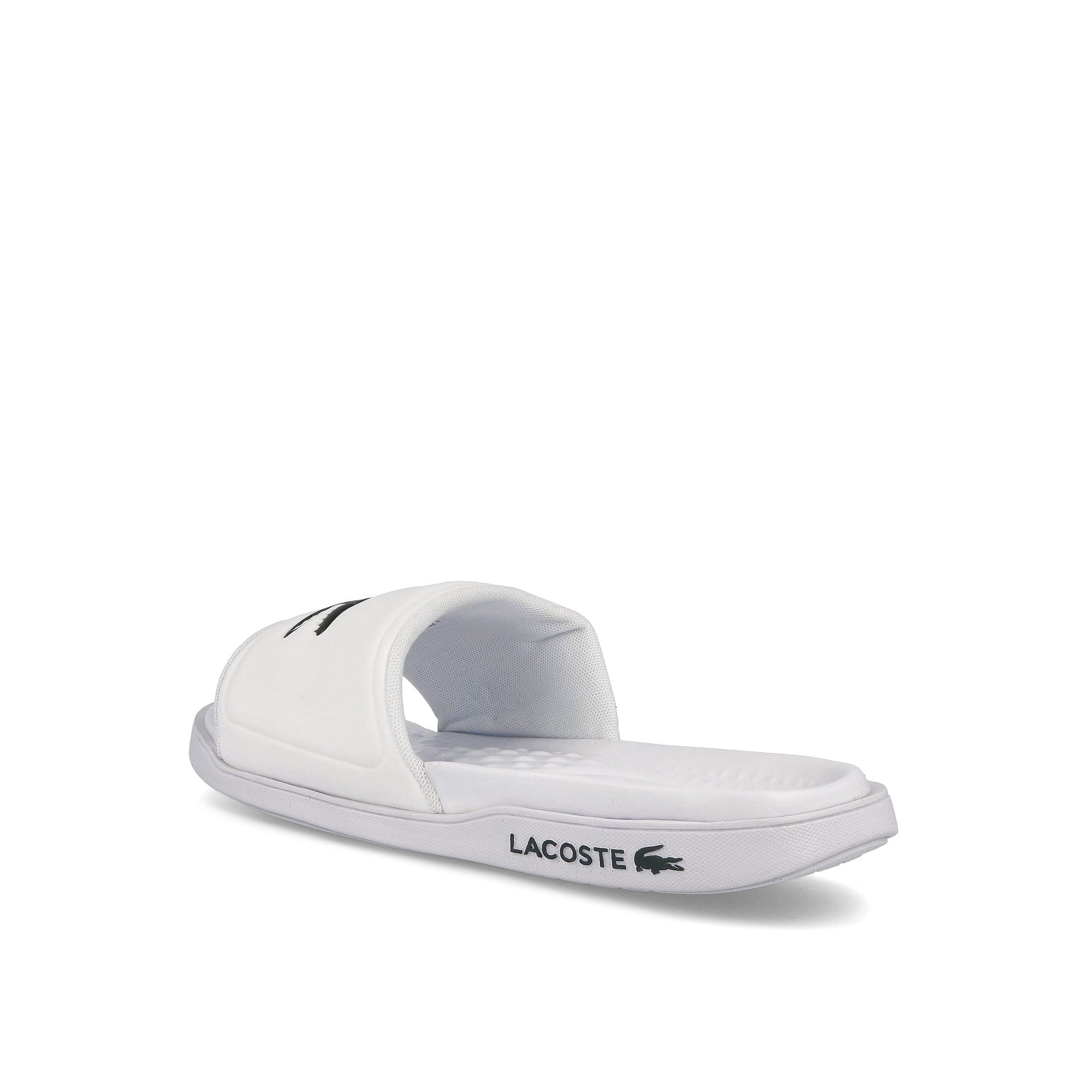 Lacoste croco dualiste White Slides, Sandals & Slippers Material | Overkill
