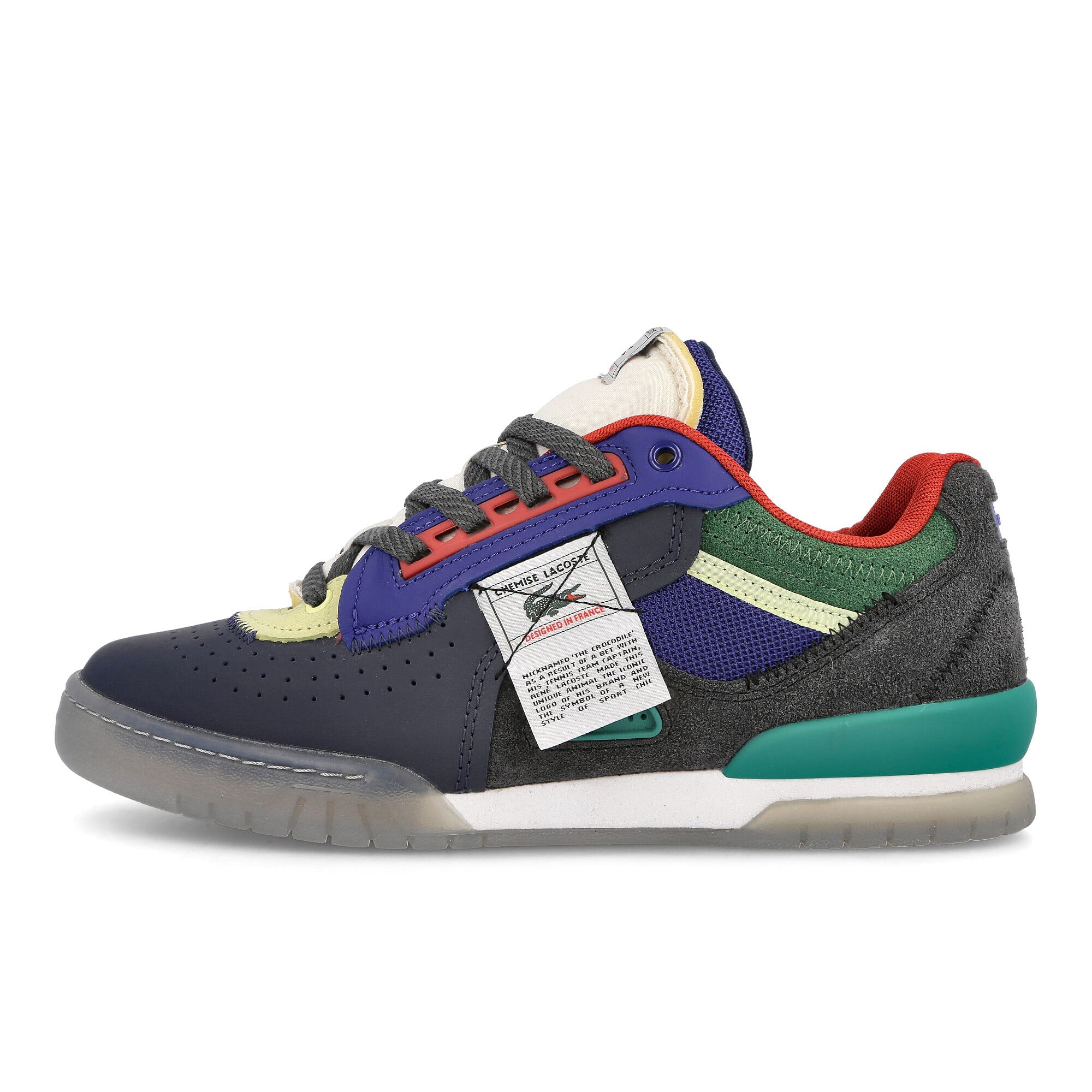 Lacoste M89 222 2 SMA Blue-Red Sneakers 744SMA0102362 | Overkill