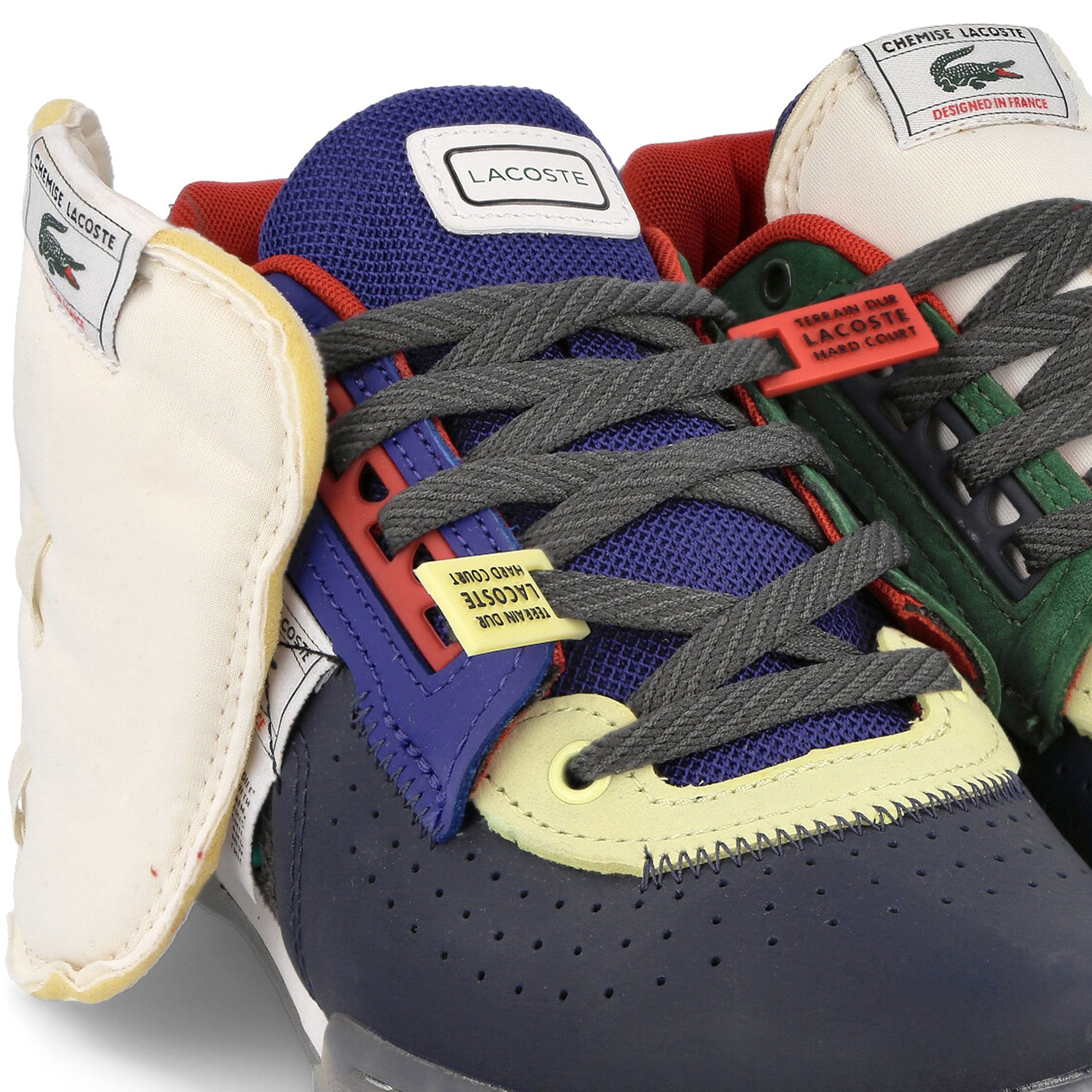 Lacoste M89 222 2 SMA Blue-Red Sneakers Detailfoto | Overkill