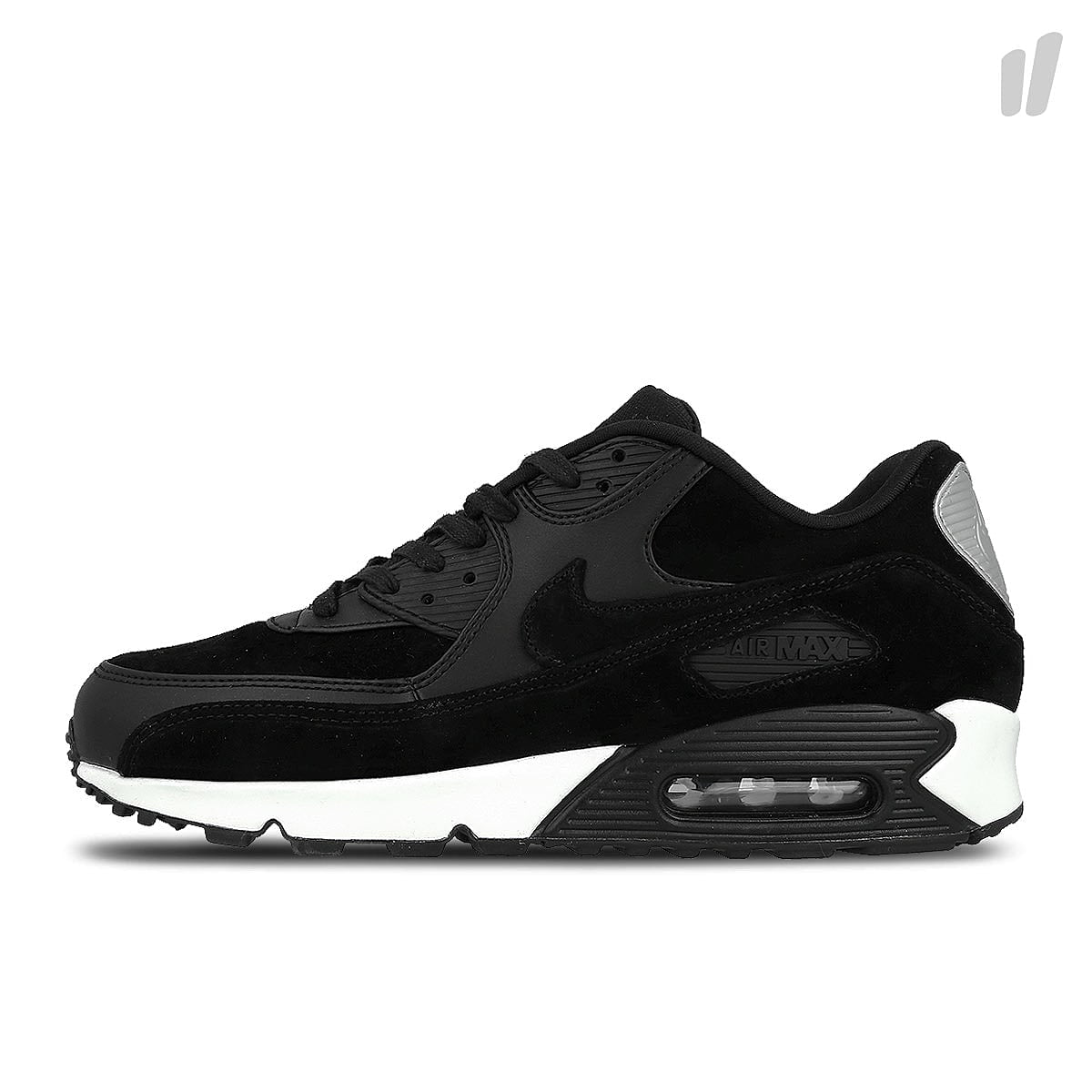 Nike air max 90 premium Black-Black - Off White Low Top Sneakers 700155 009 | Overkill