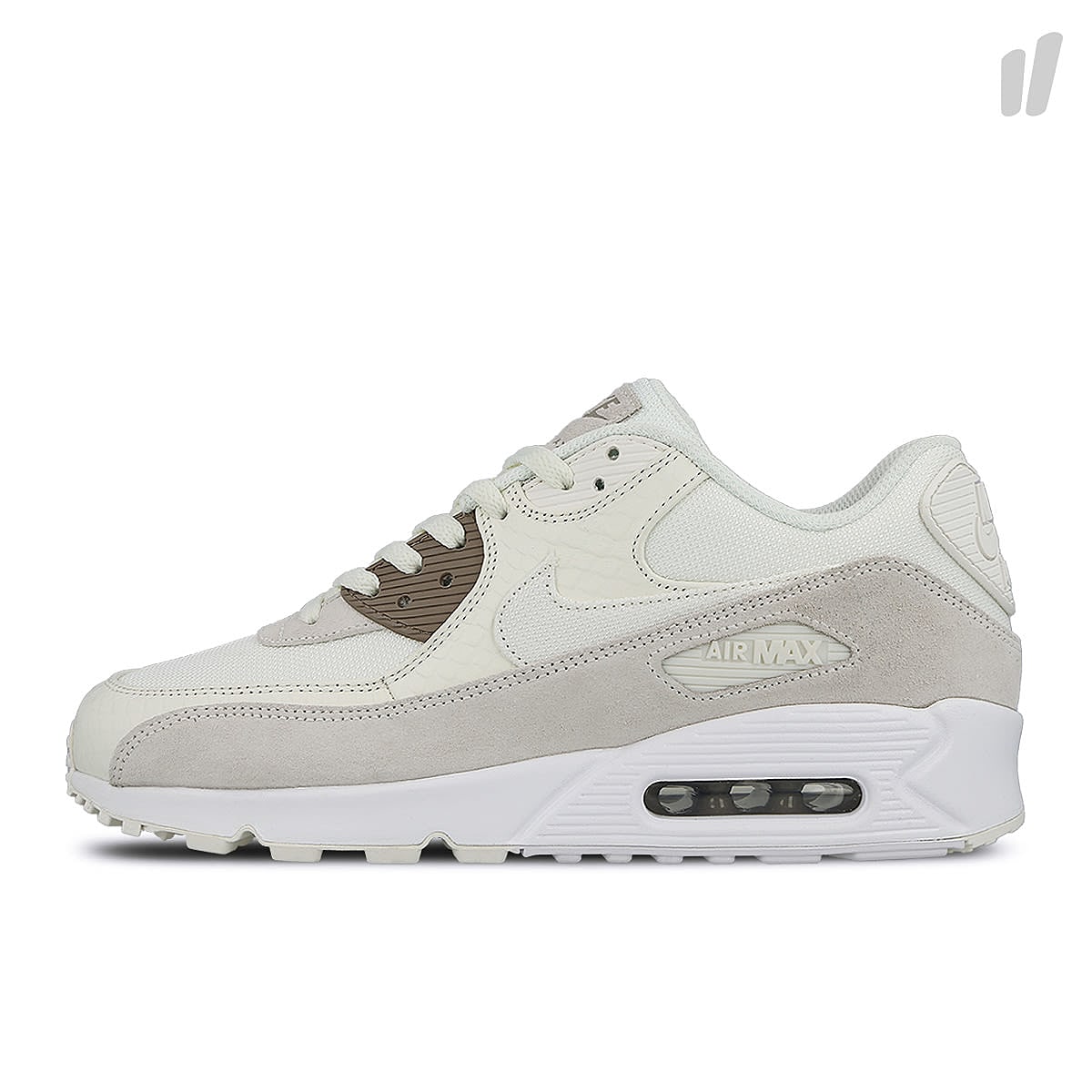 Nike air max `90 premium Sail / Sail - Sepia Stone - White Sneakers 700155 102 | Overkill